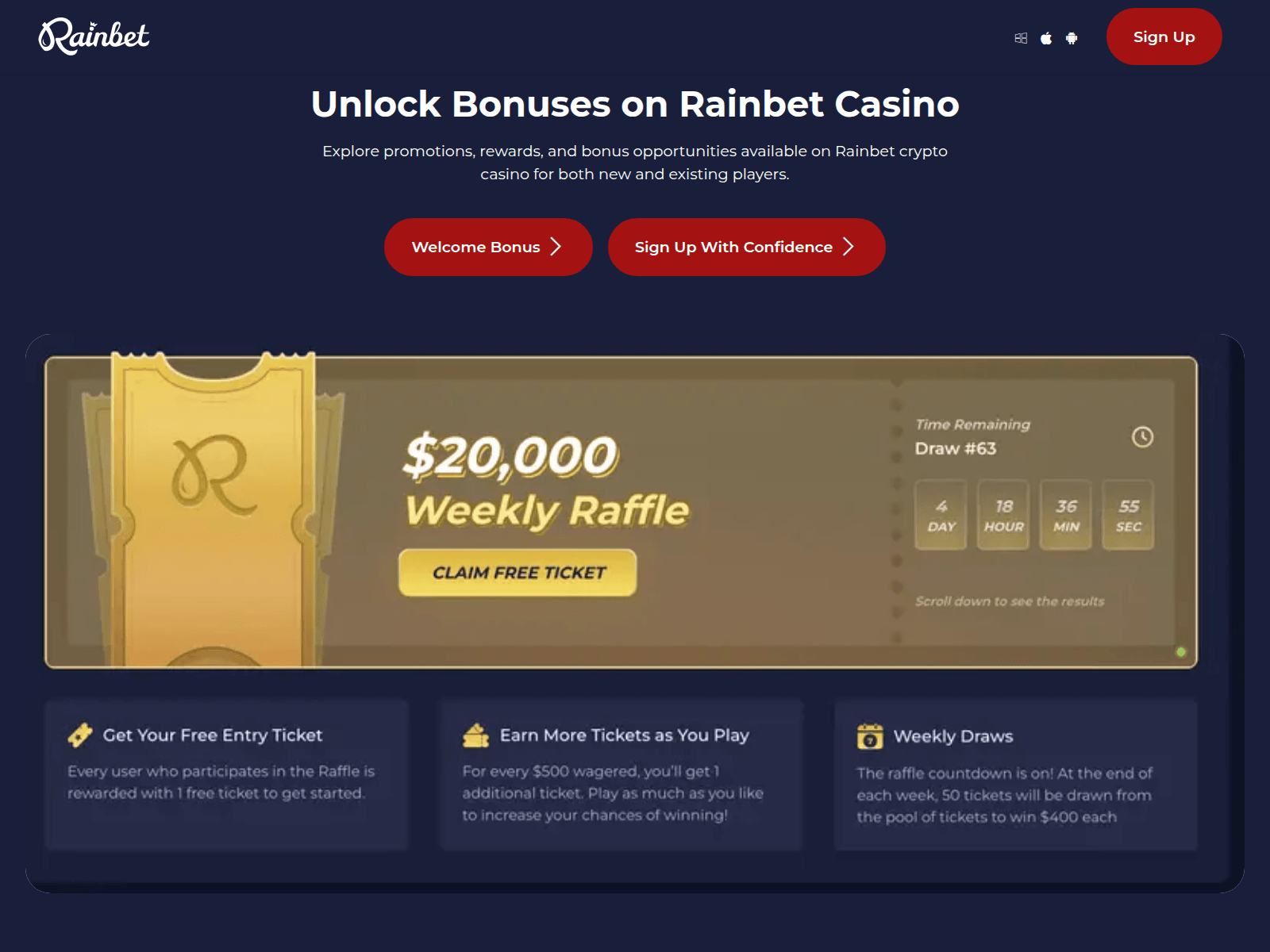 Screenshot of en-usa-rainbet.com