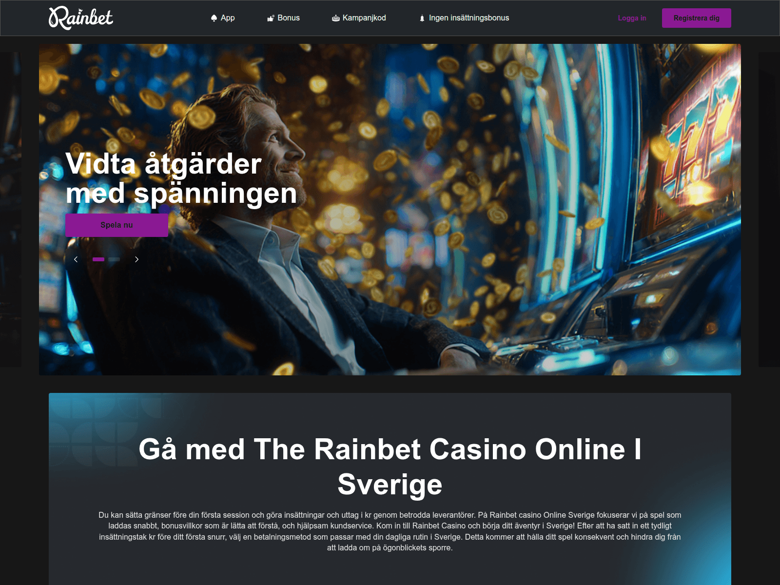Screenshot of rainbet-se.se