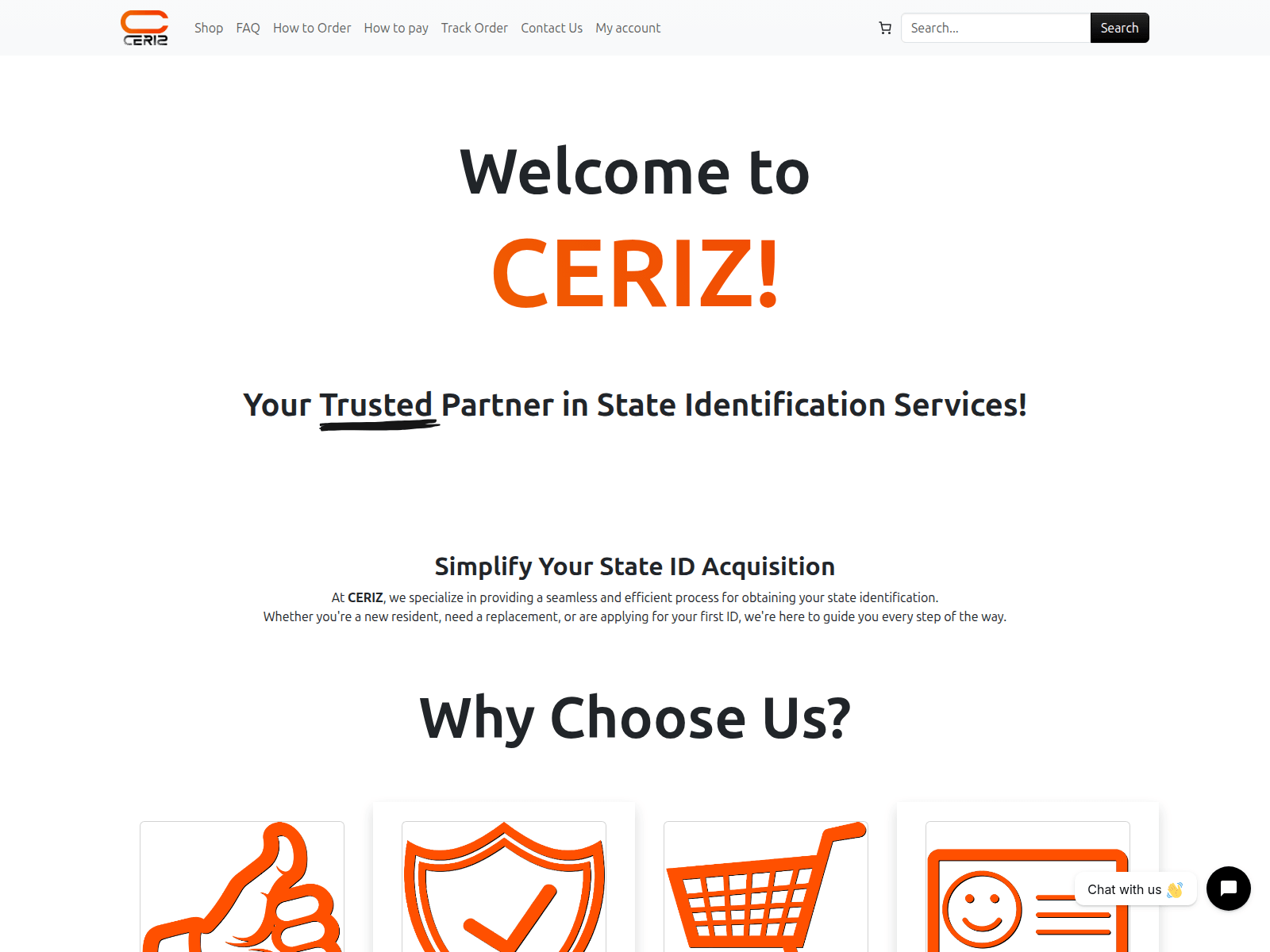 Знімок екрана ceriz.com