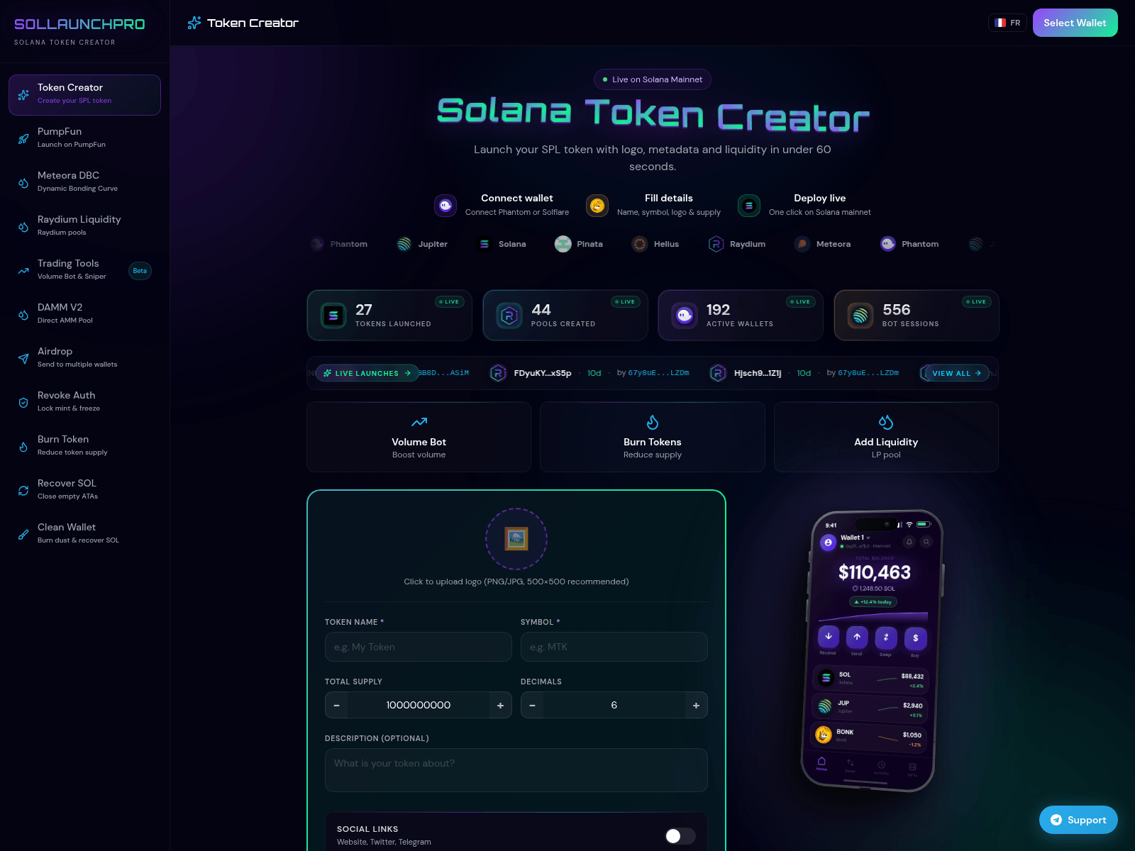 [Ekran görüntüsü] sollaunch.pro