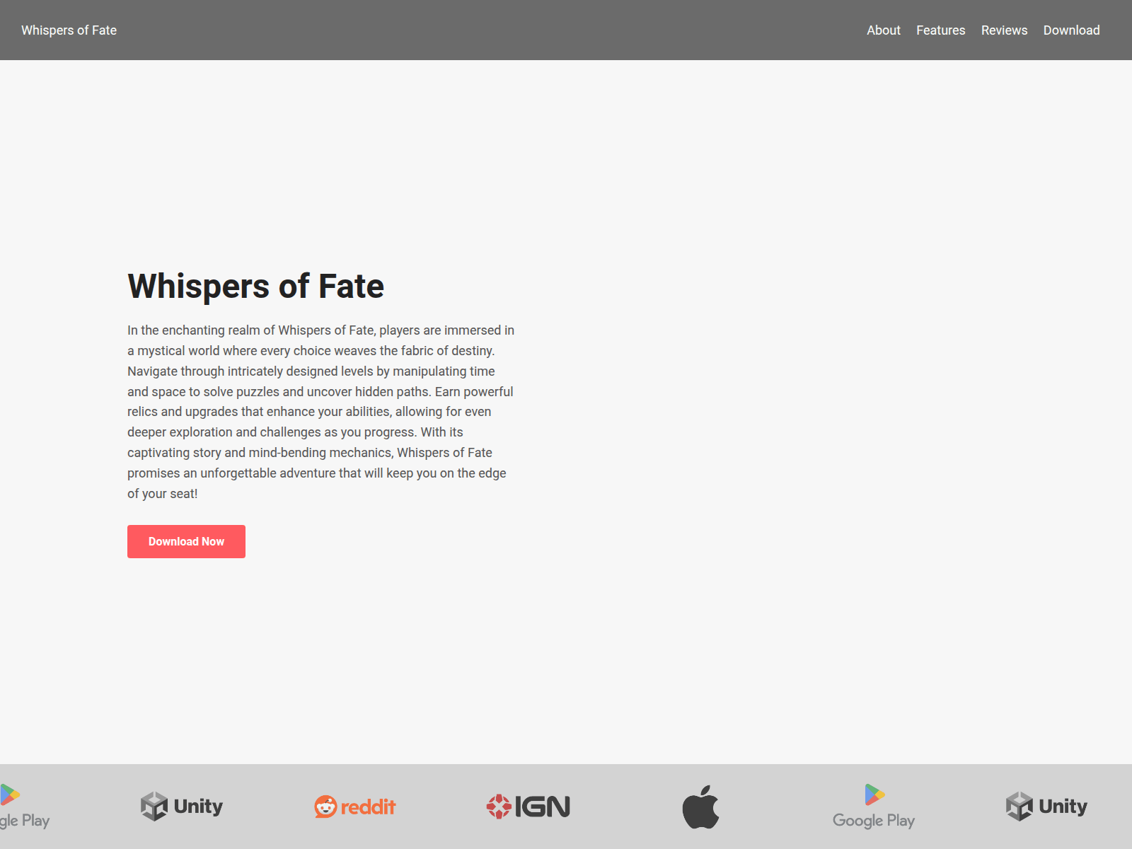 Screenshot of tesscogames.com
