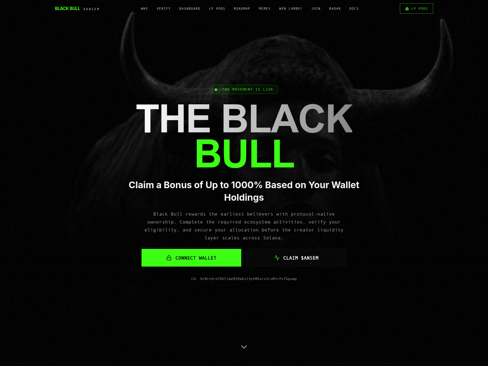 Screenshot of ansemclaim.live