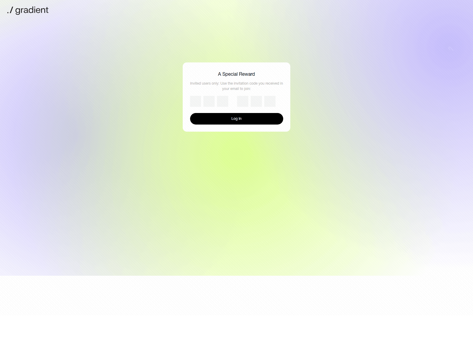 Screenshot of my.greadient.network