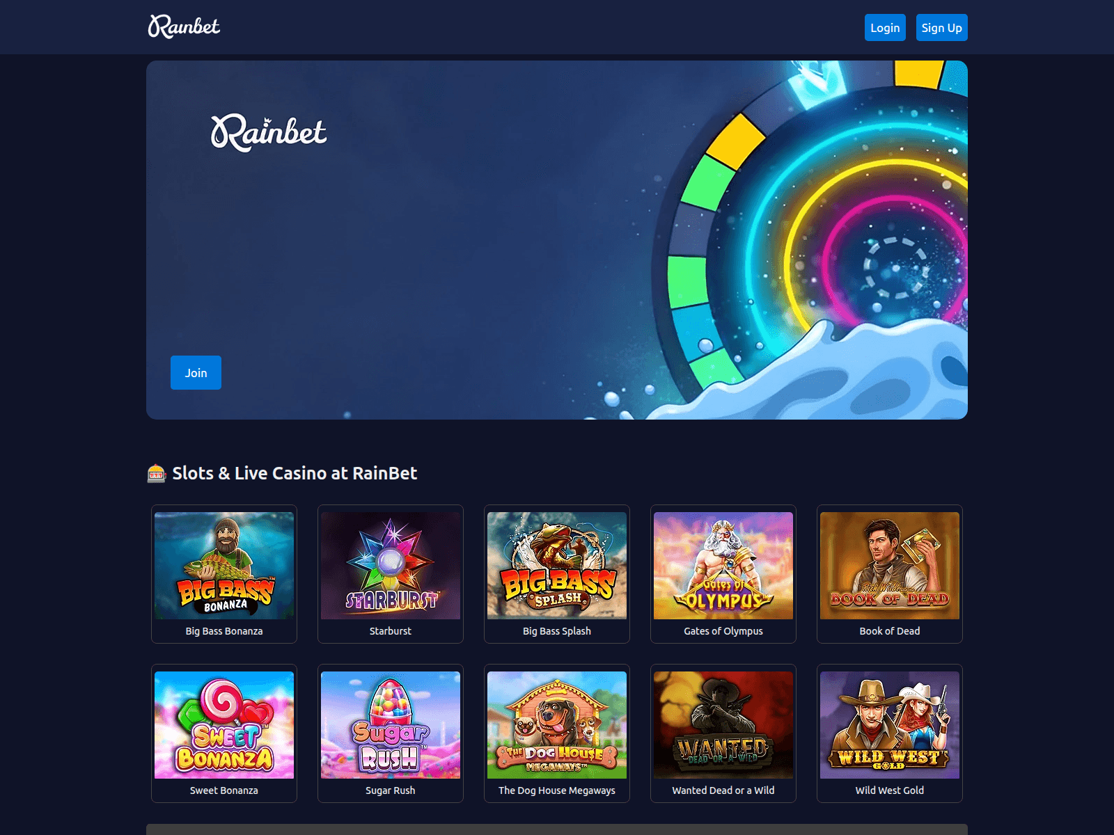 Screenshot of rainbetnewzealand.com