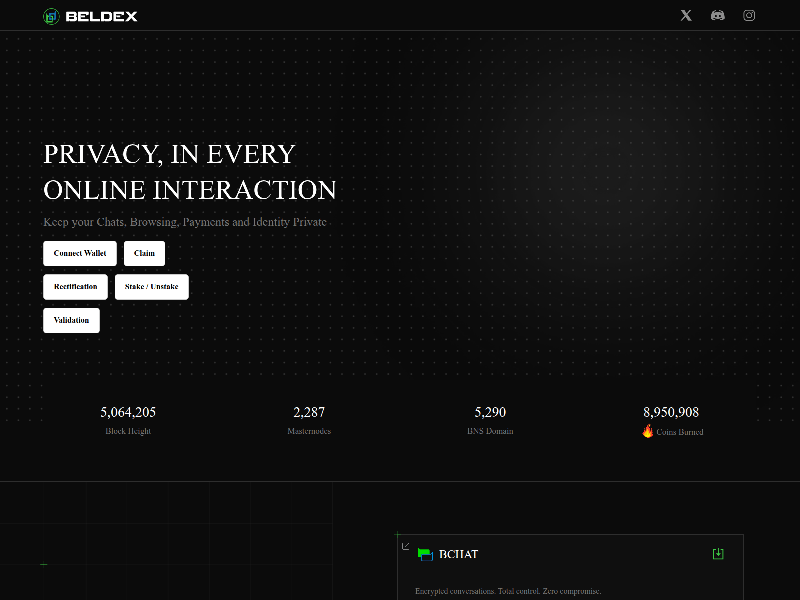 Screenshot of beldex-io.pro