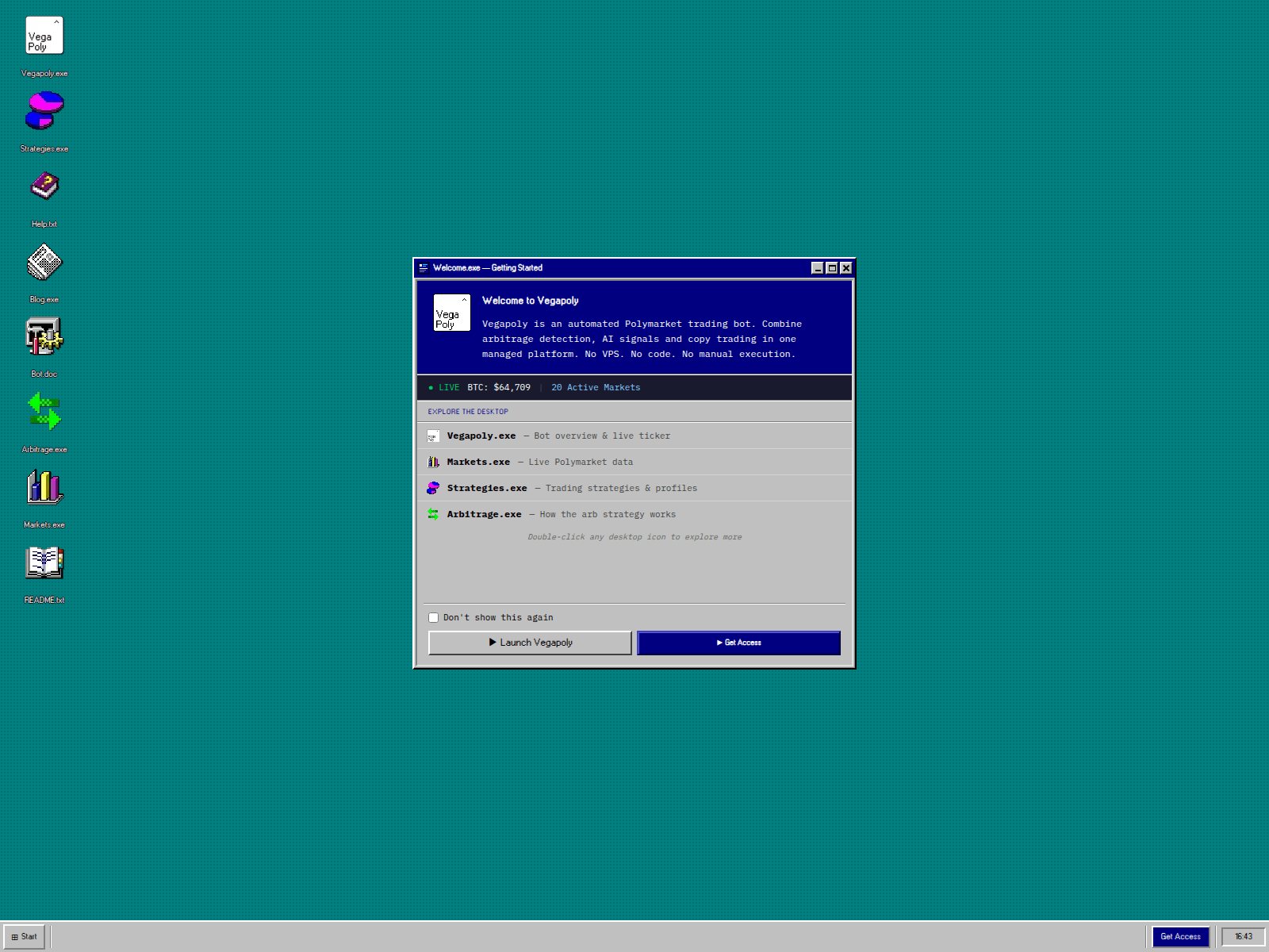 Screenshot of vegapoly.xyz