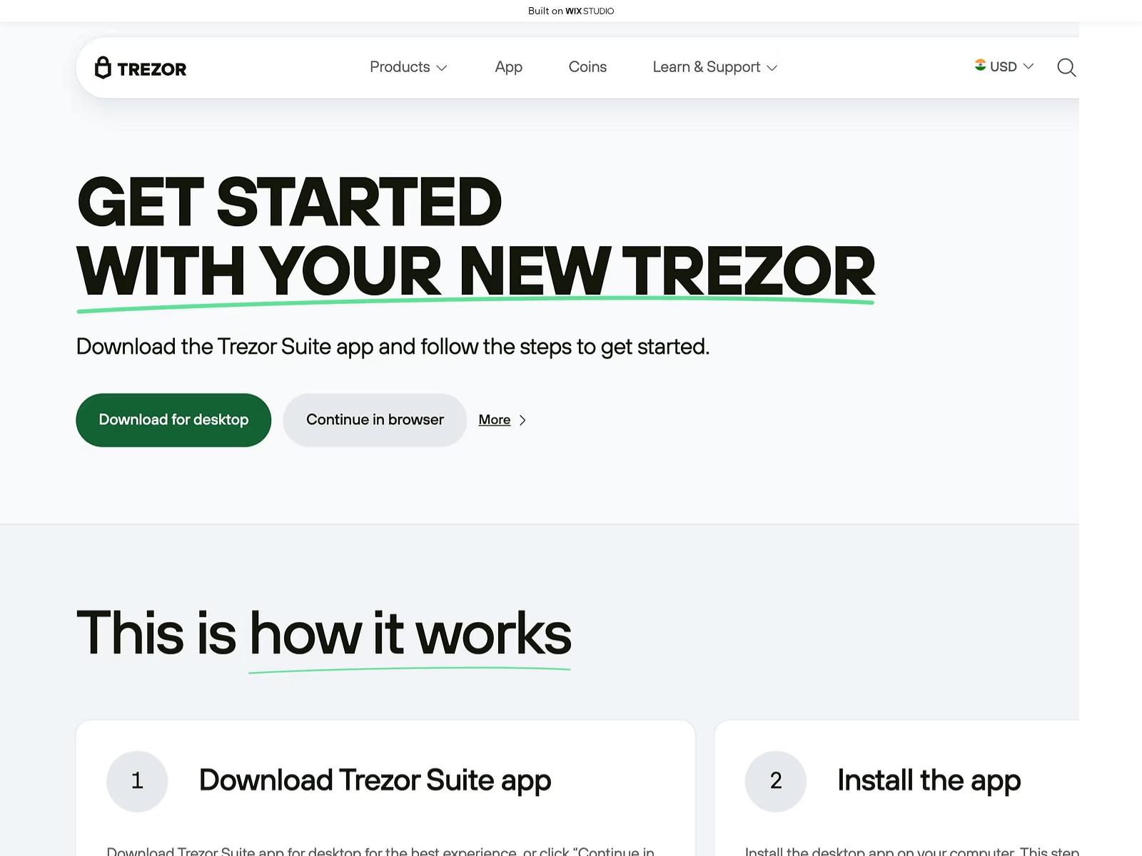 Screenshot of startapps-io-trexors.wixstudio.com