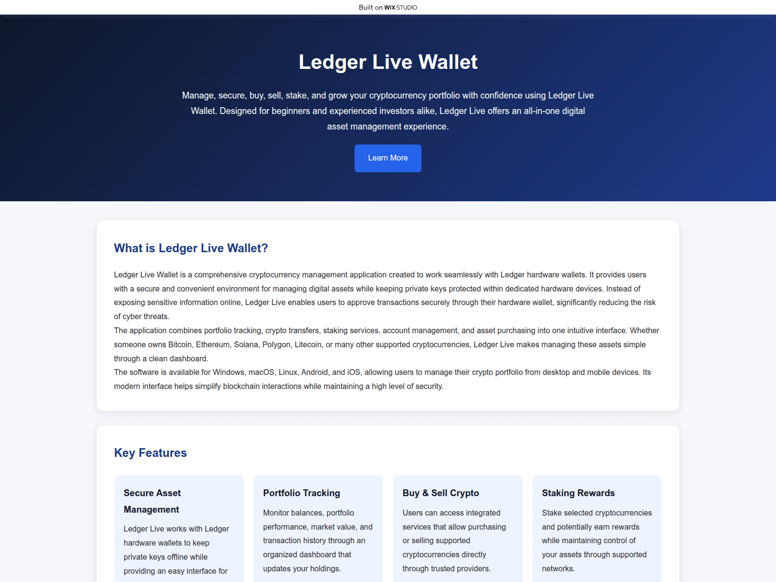 Screenshot of platform-apps-en.wixstudio.com
