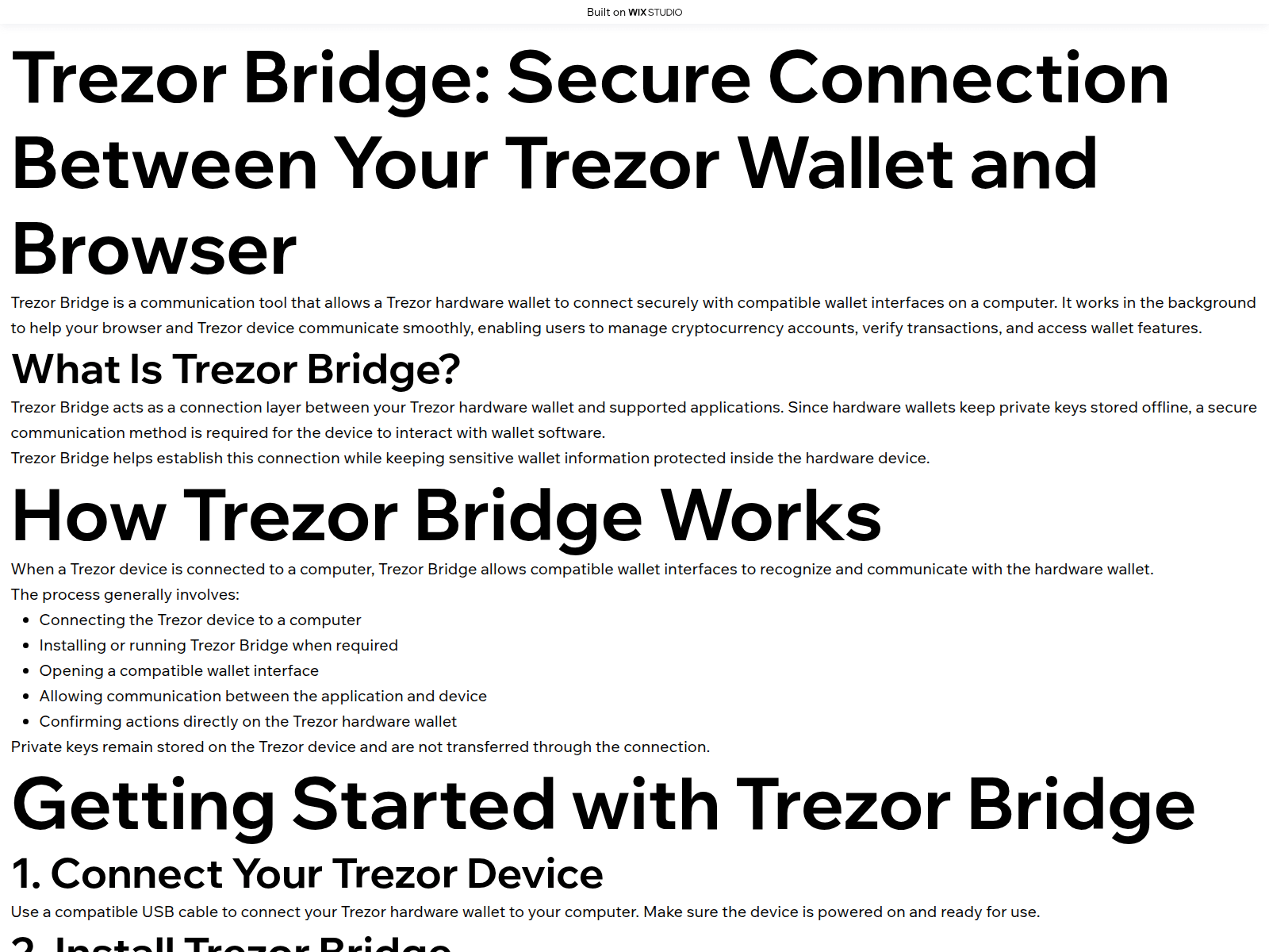 Screenshot of trezobrid-home.wixstudio.com
