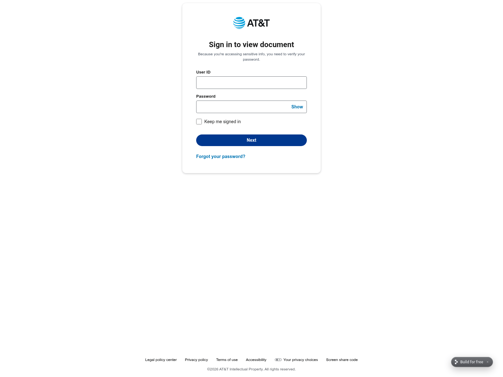 Screenshot of secure-page-builder--att-curent.replit.app