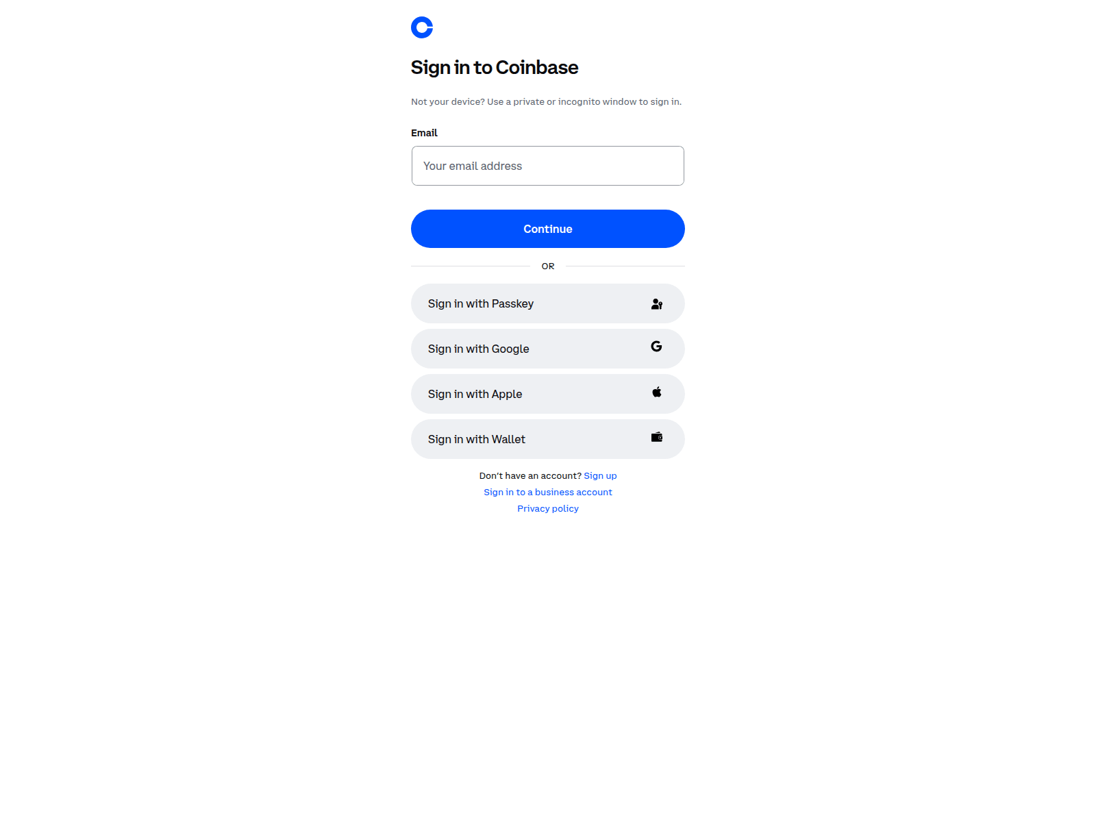 Screenshot of stats-coinbase.com