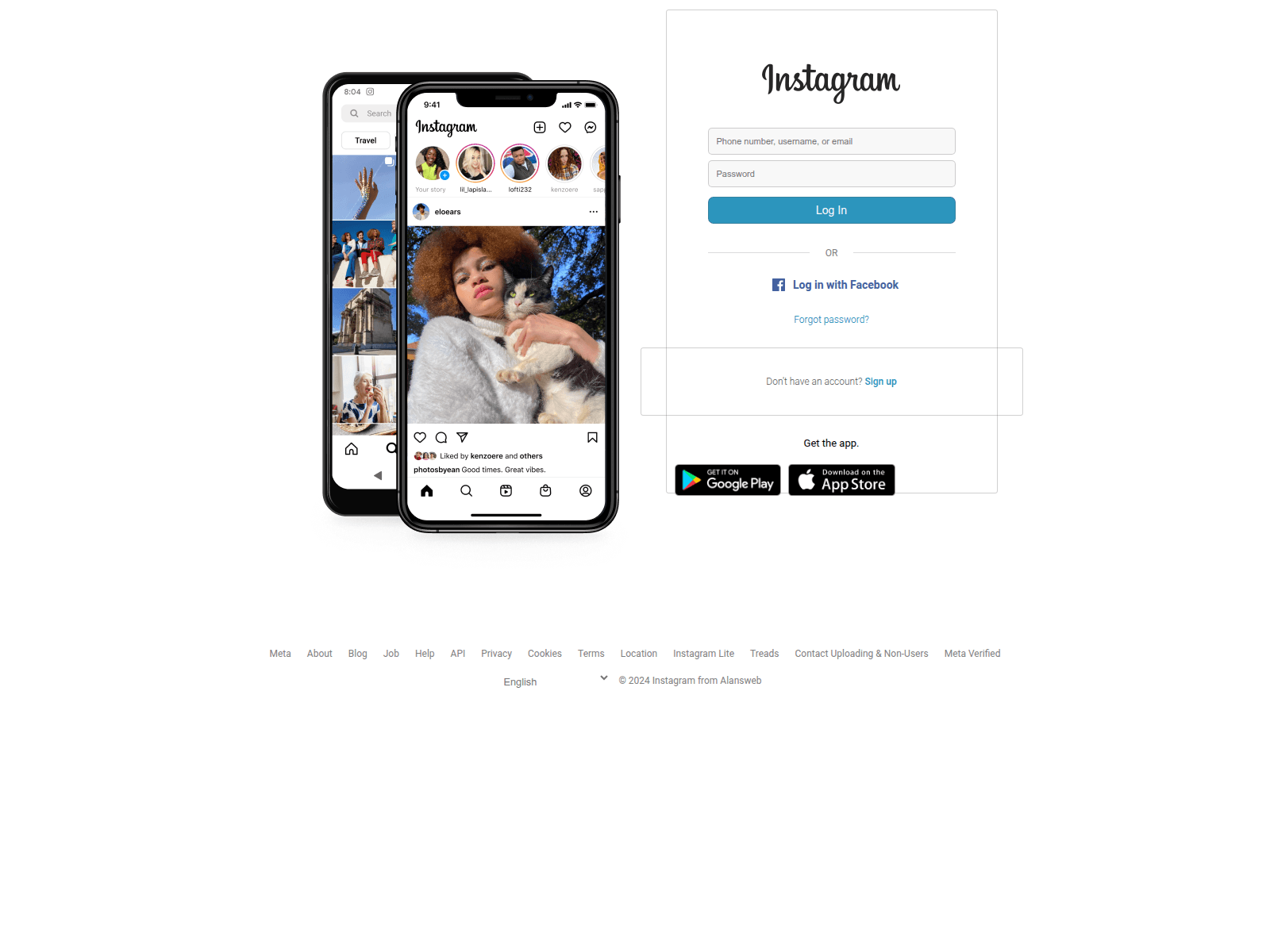 Screenshot of instagarm-follow.github.io