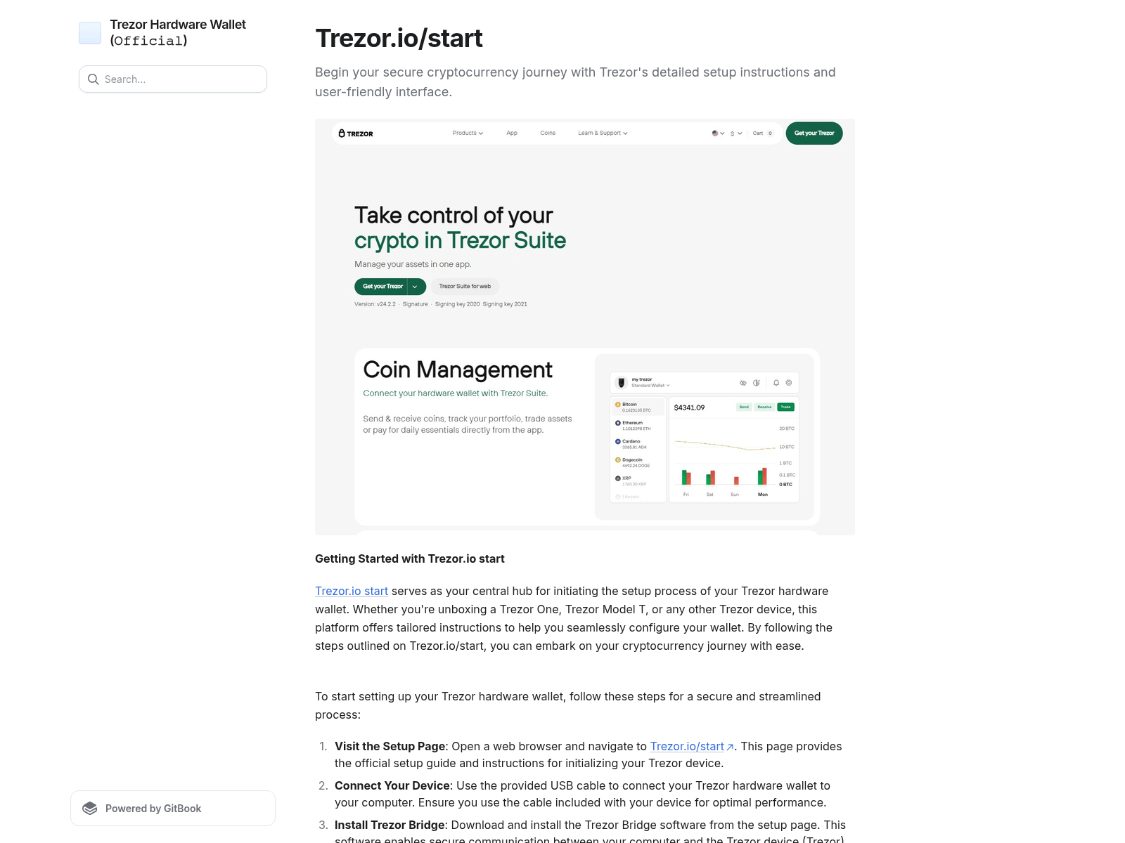 Screenshot of oauth-trezrrstart.gitbook.io