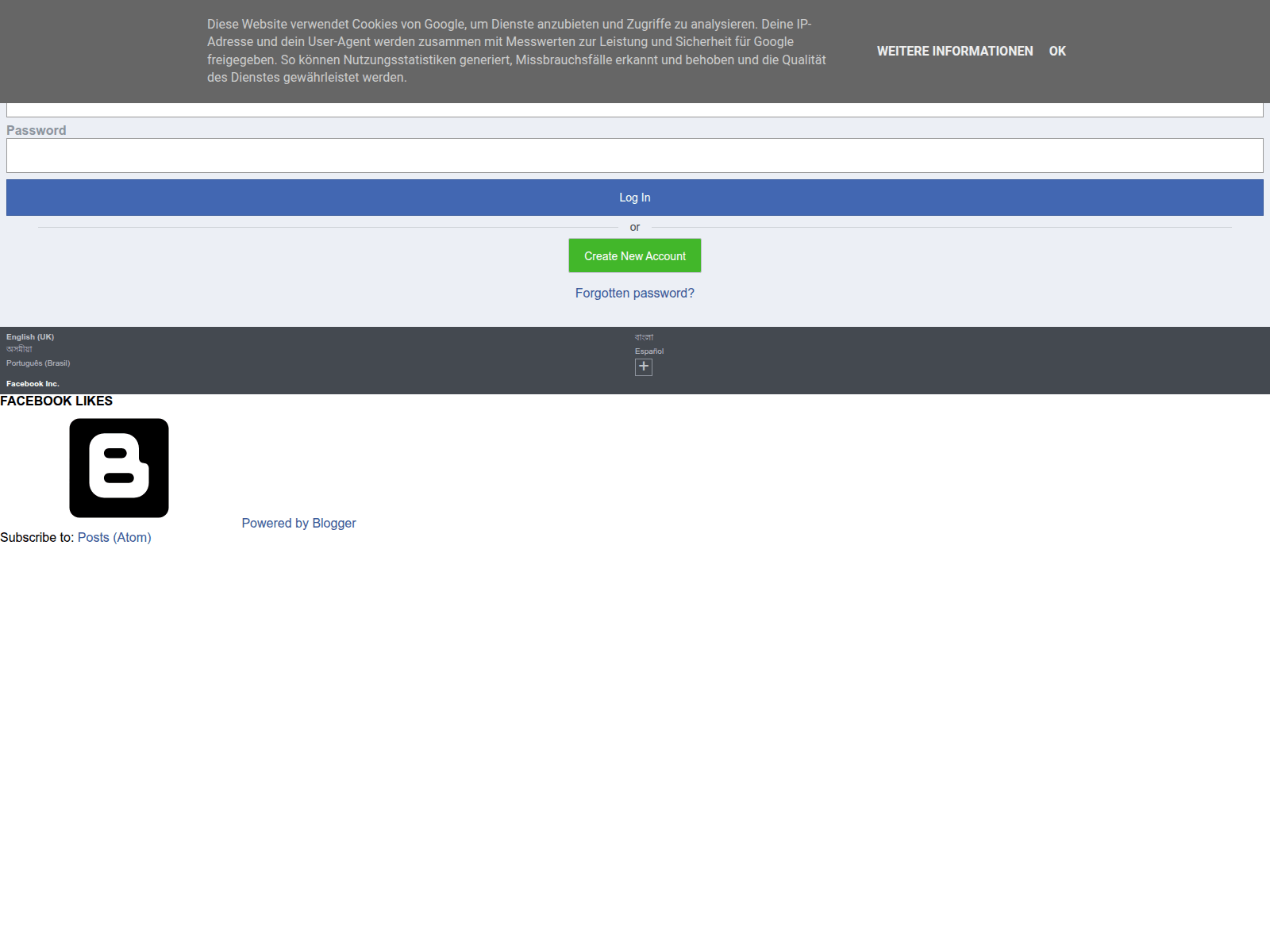 Screenshot of facebook-liker-pro.blogspot.com
