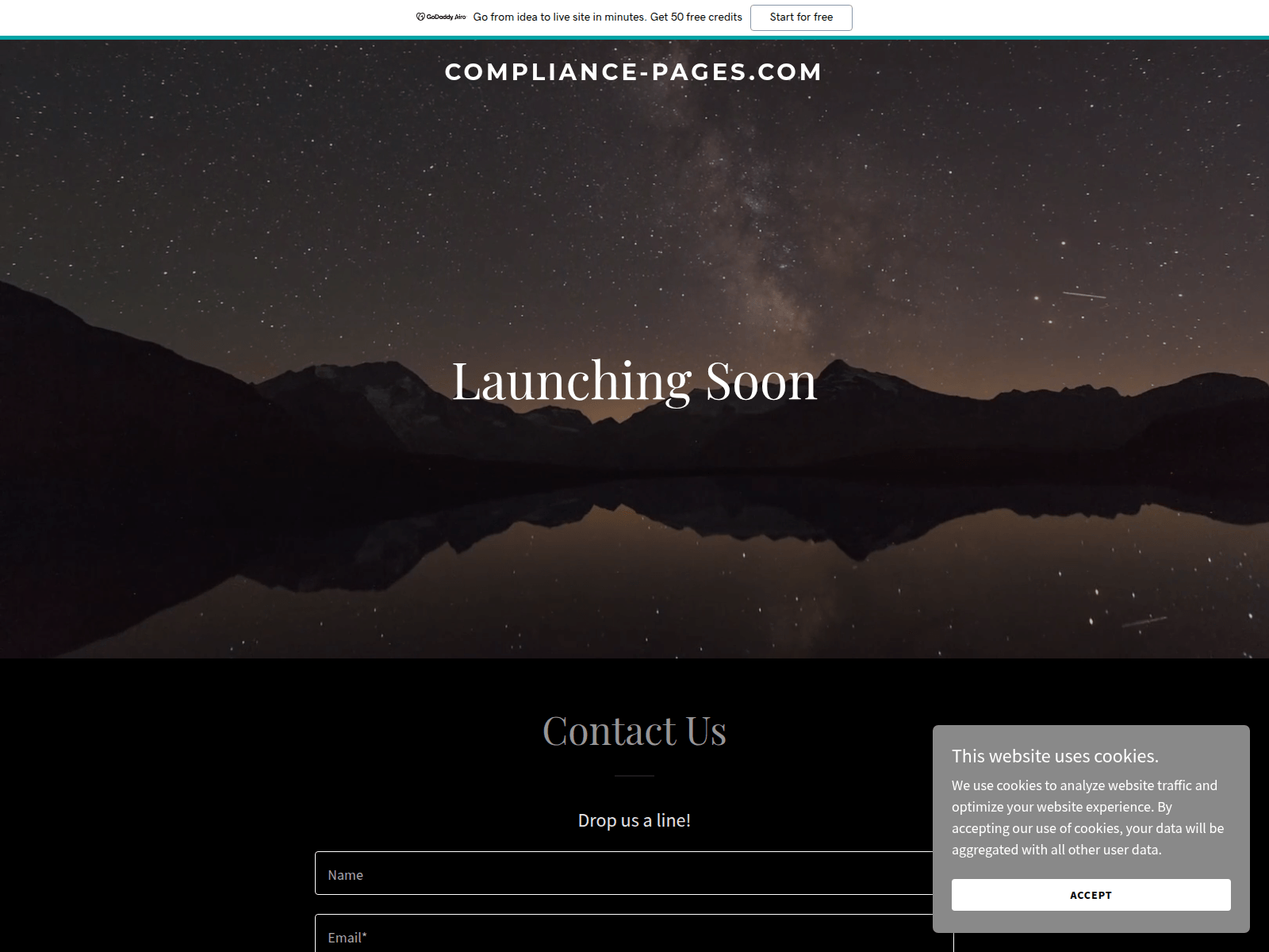 Screenshot of compliance-pages.com