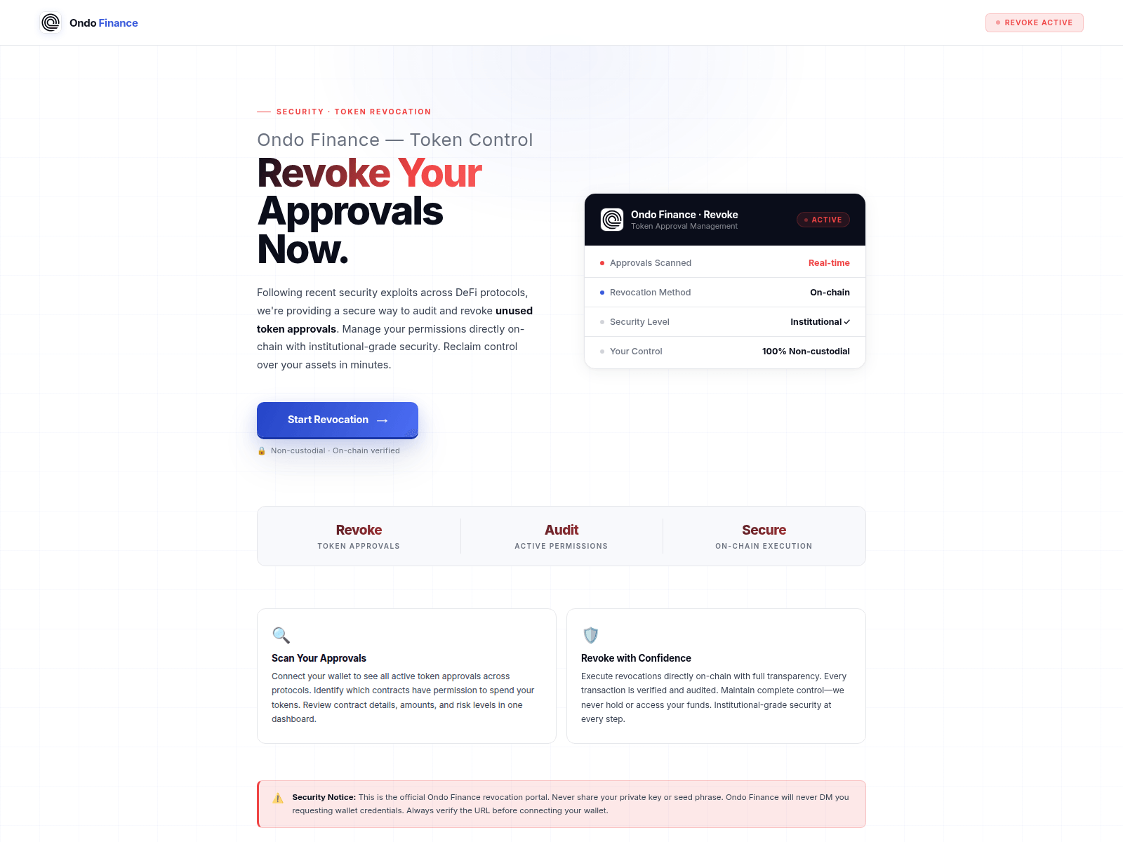 Screenshot of revokeonondo.live