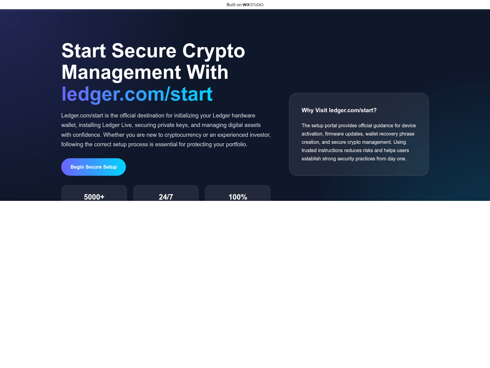 Screenshot of enstarts-ledgrcdn.wixstudio.com