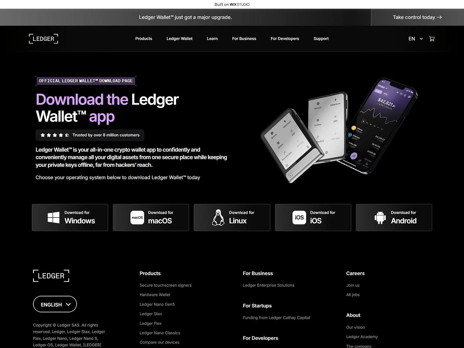 Screenshot of official-enlive.wixstudio.com