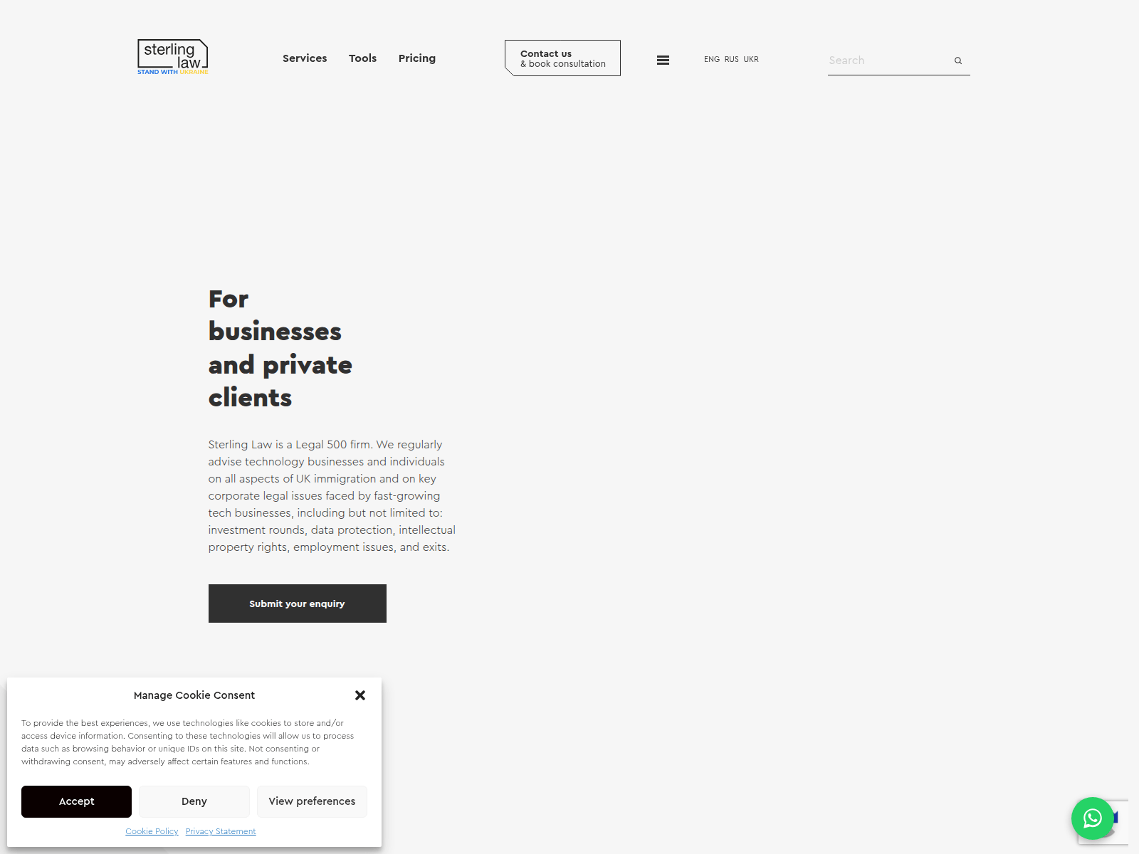 Screenshot of faliros.online
