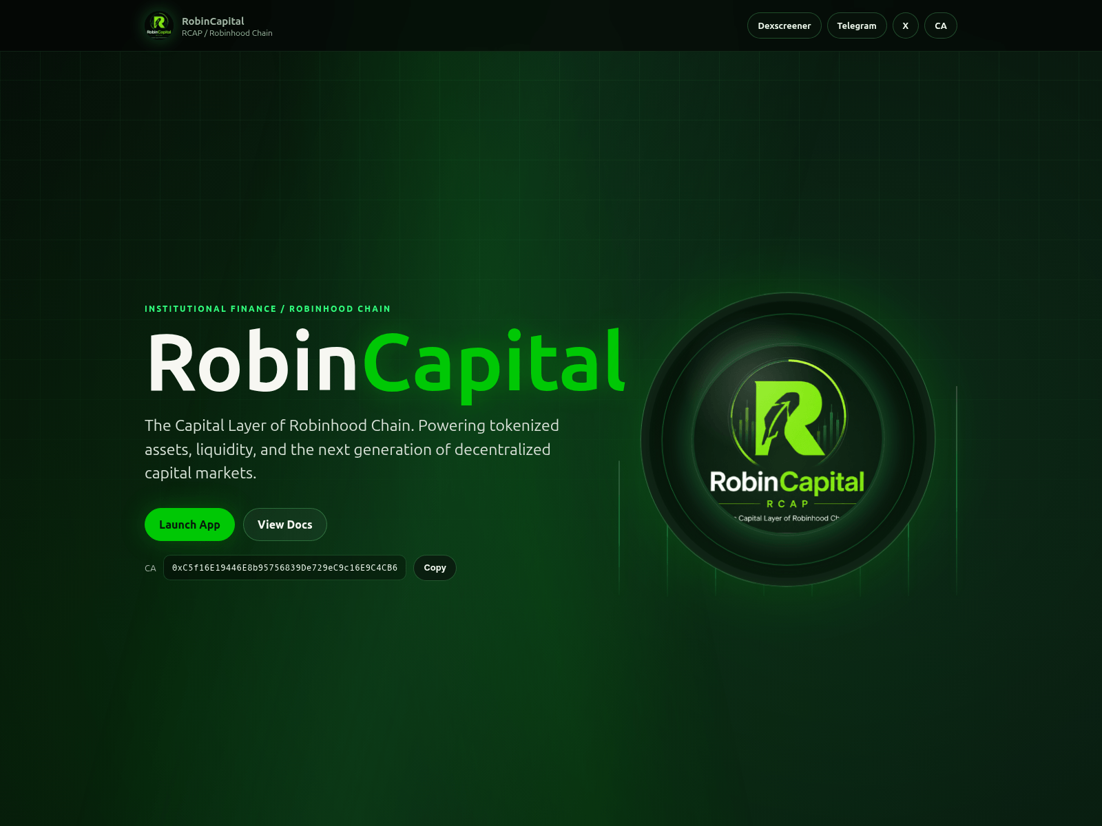 Screenshot of robincapital.top