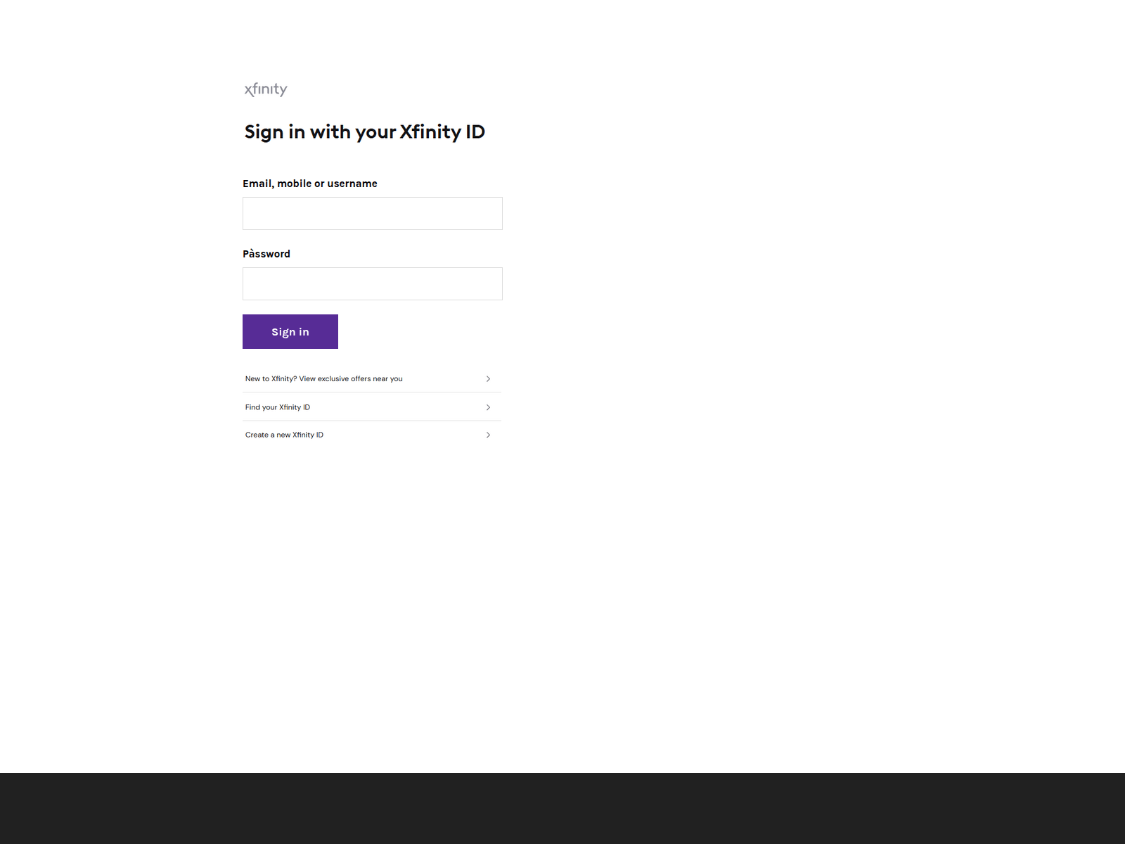 Screenshot of xfiinitywebinfo.weebly.com