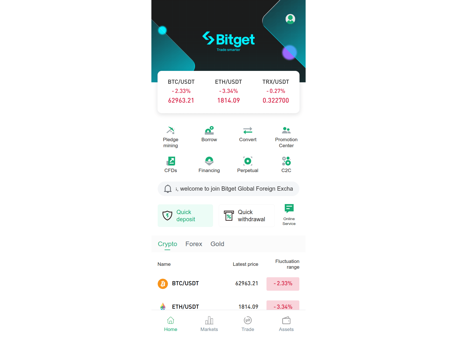 Screenshot of bitgatee.com