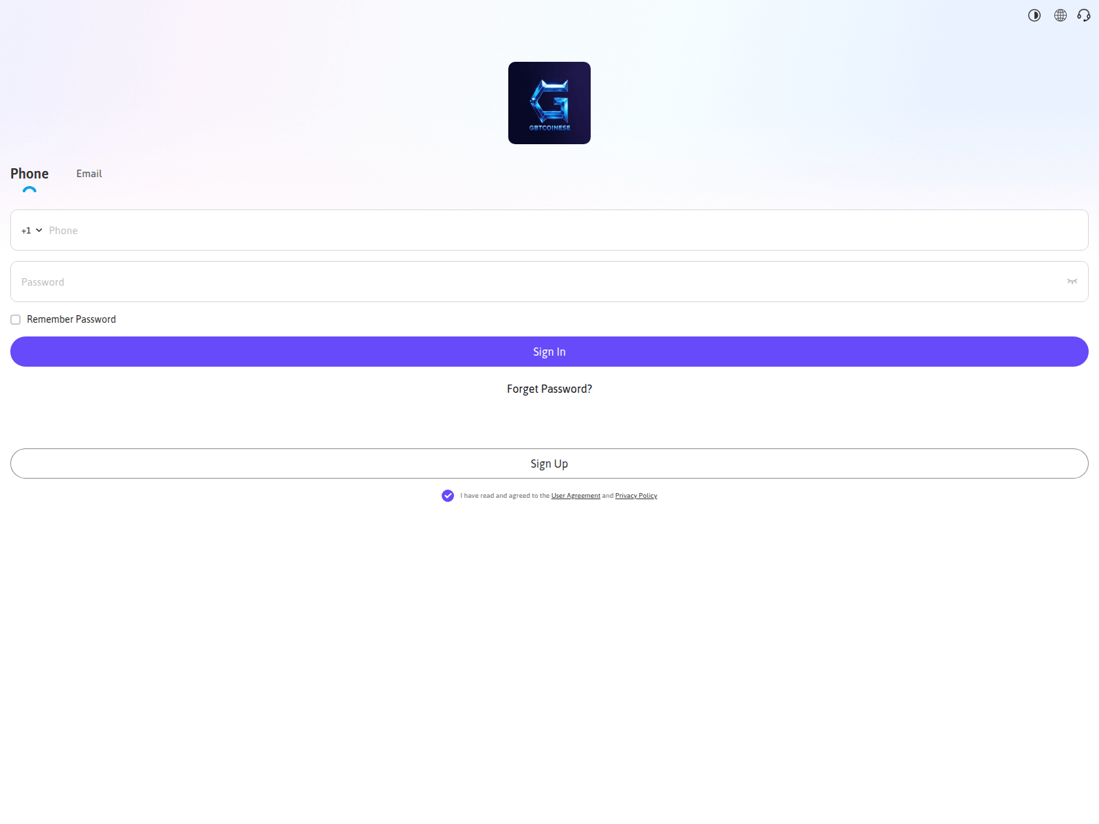 Screenshot of gbtcoinese.com