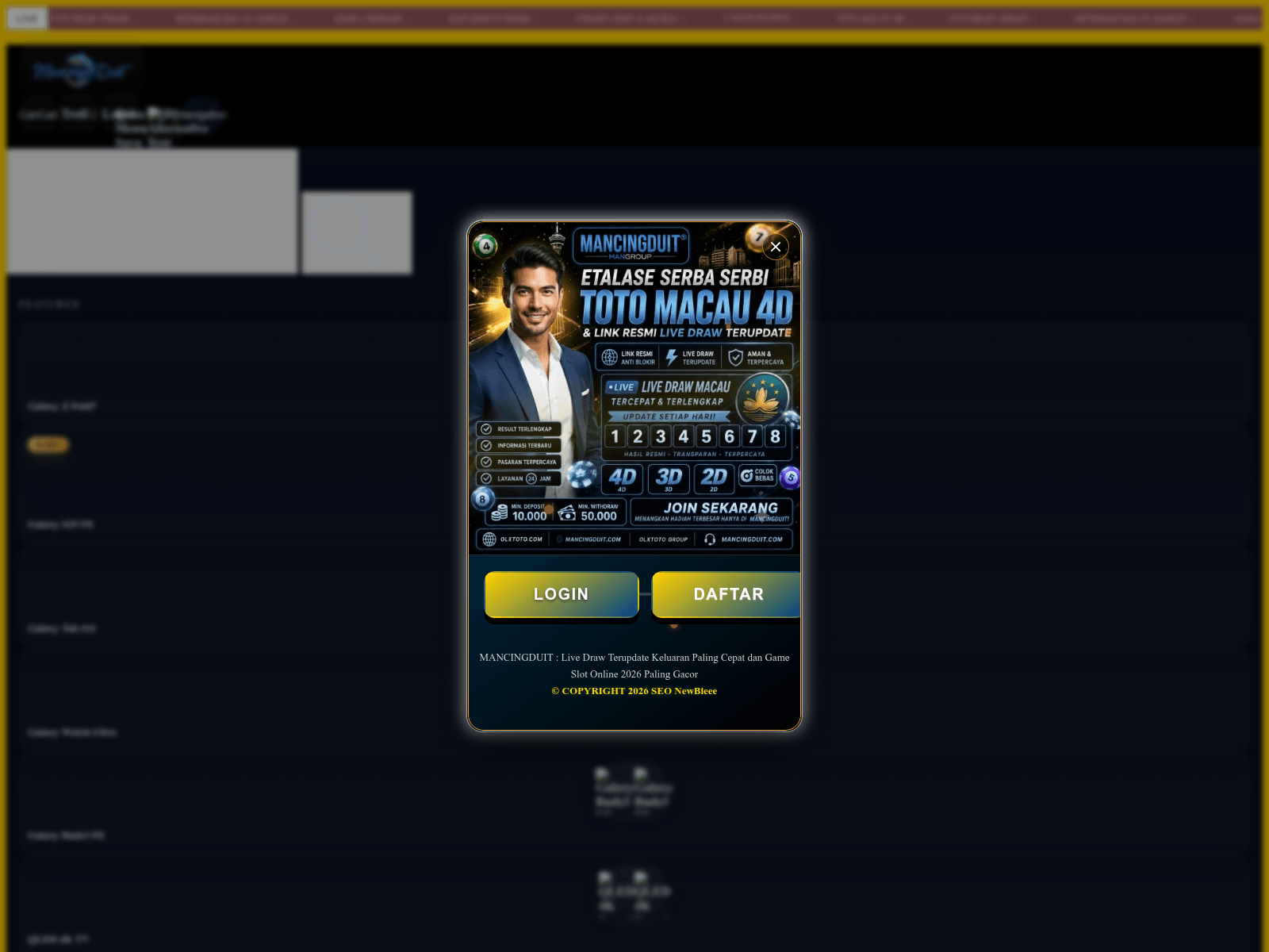 Screenshot of hokbentoto-my.id