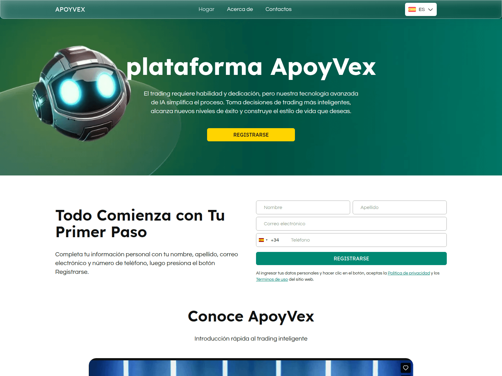 的截图 apoyvex-es.live