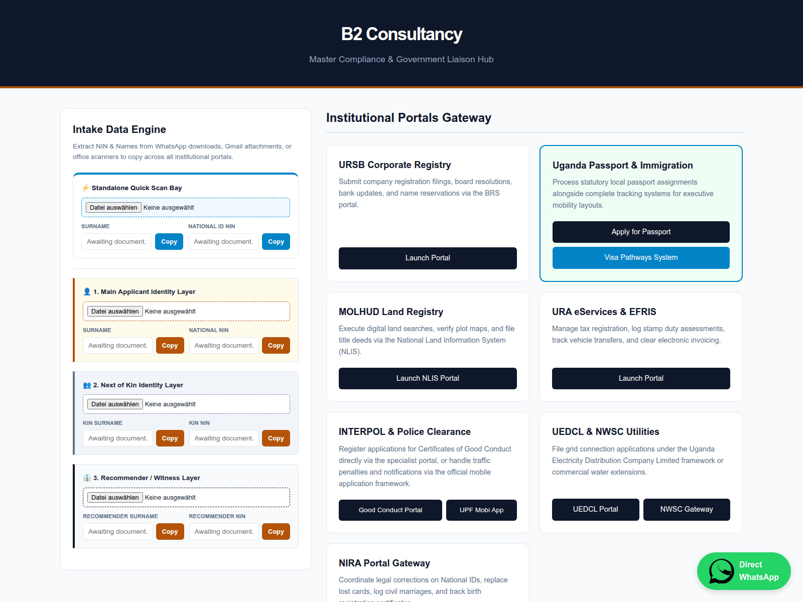 Screenshot of b2consultancy.org