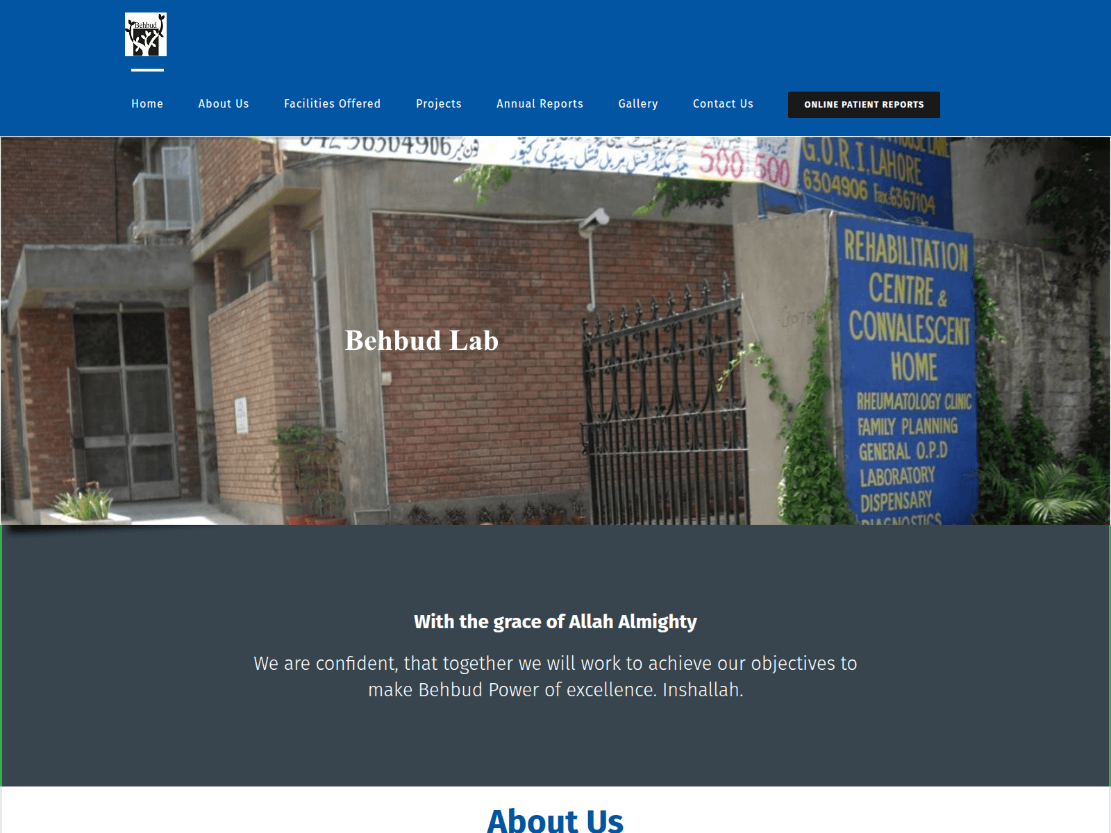 Screenshot of behbudlabs.com