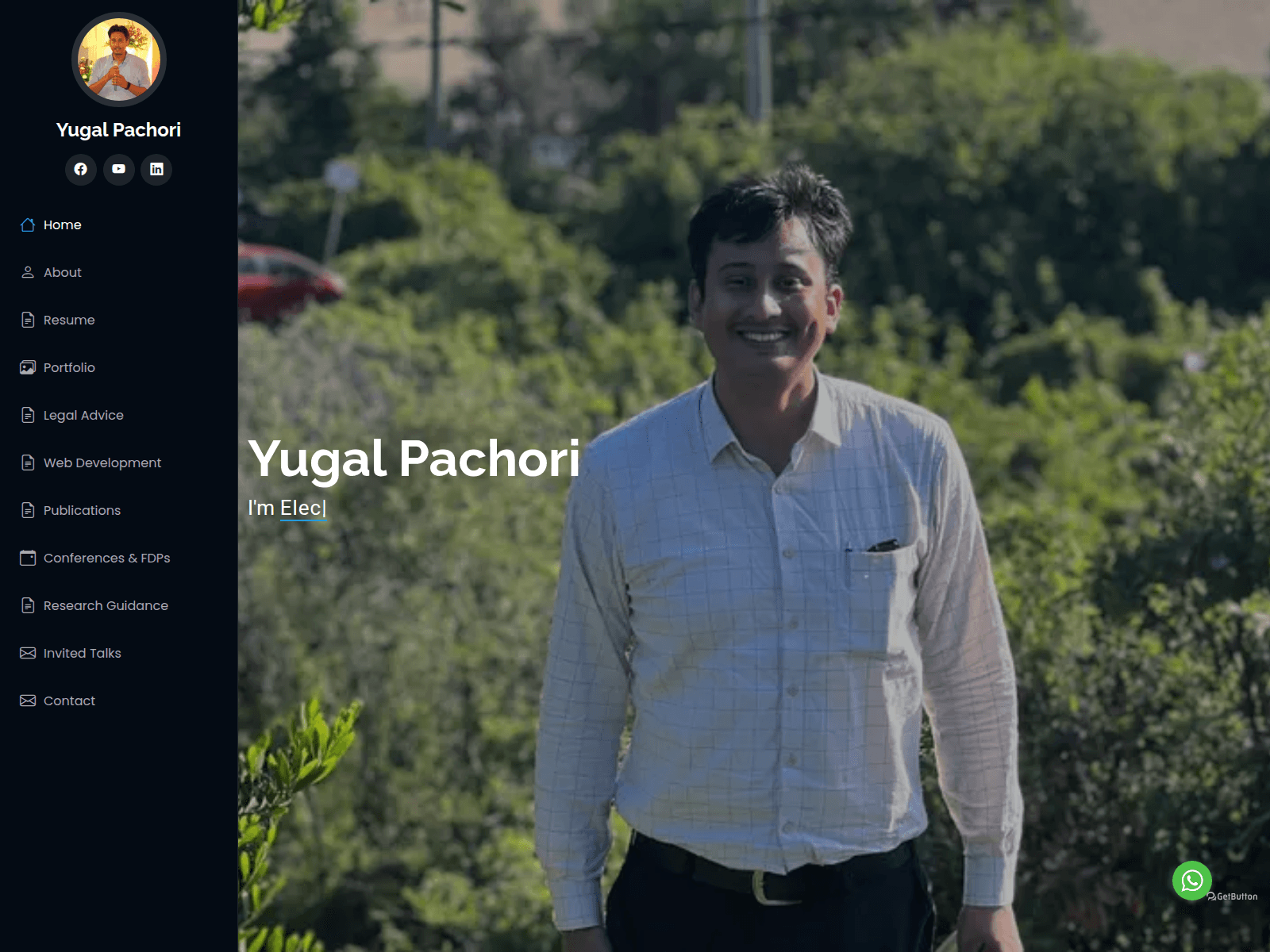 Screenshot of yugalpachori.in