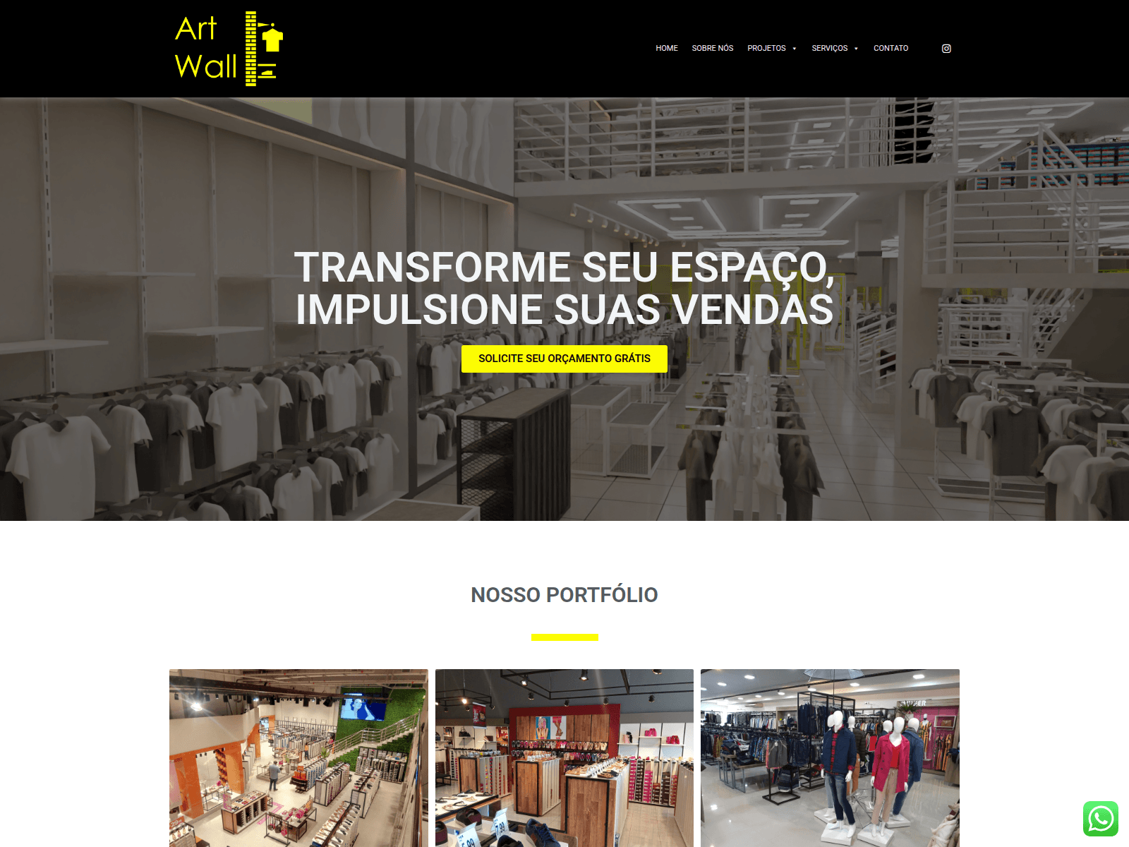 Screenshot of minhalojapronta.com.br