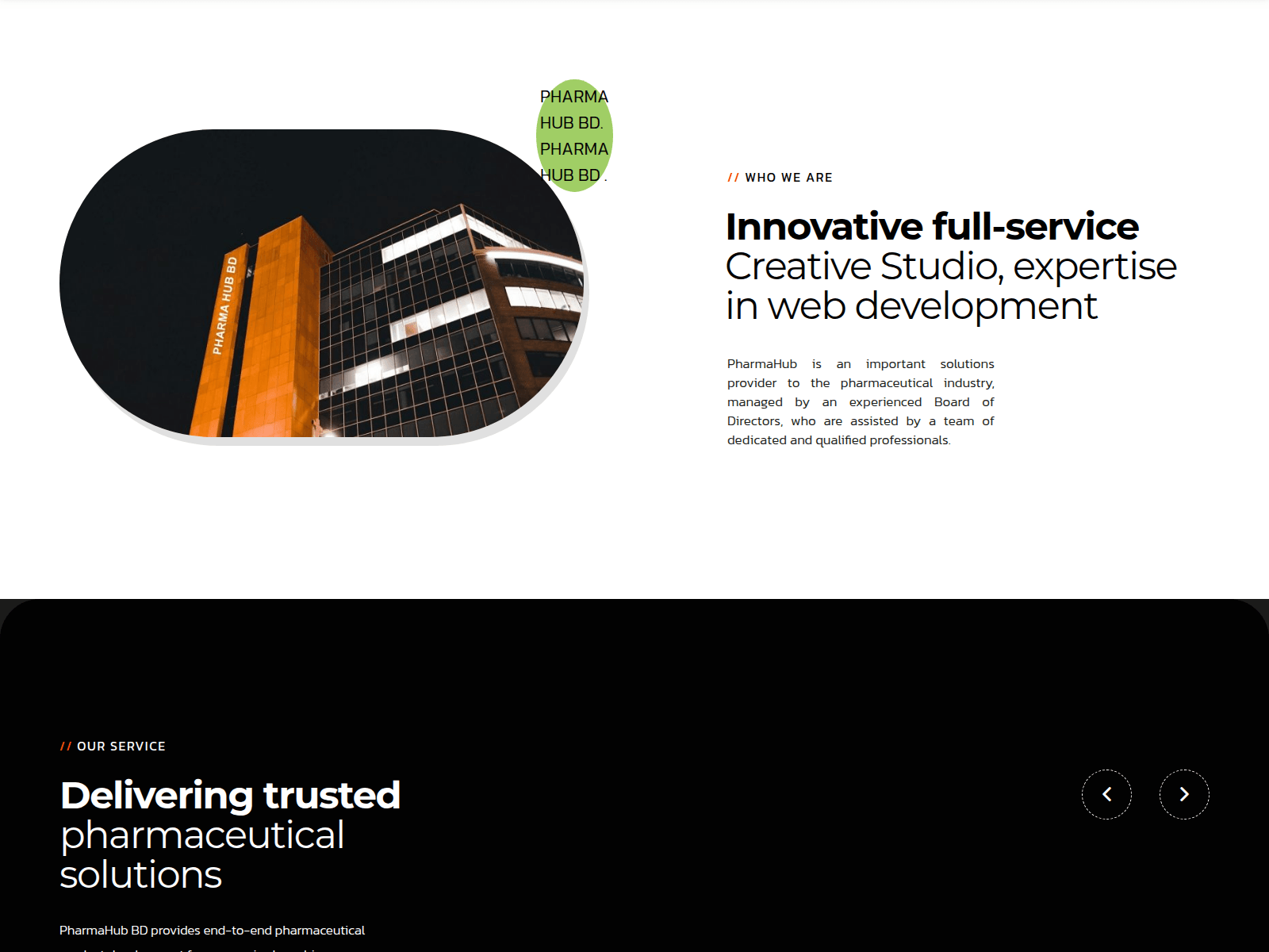 Screenshot of pharmahubbd.com
