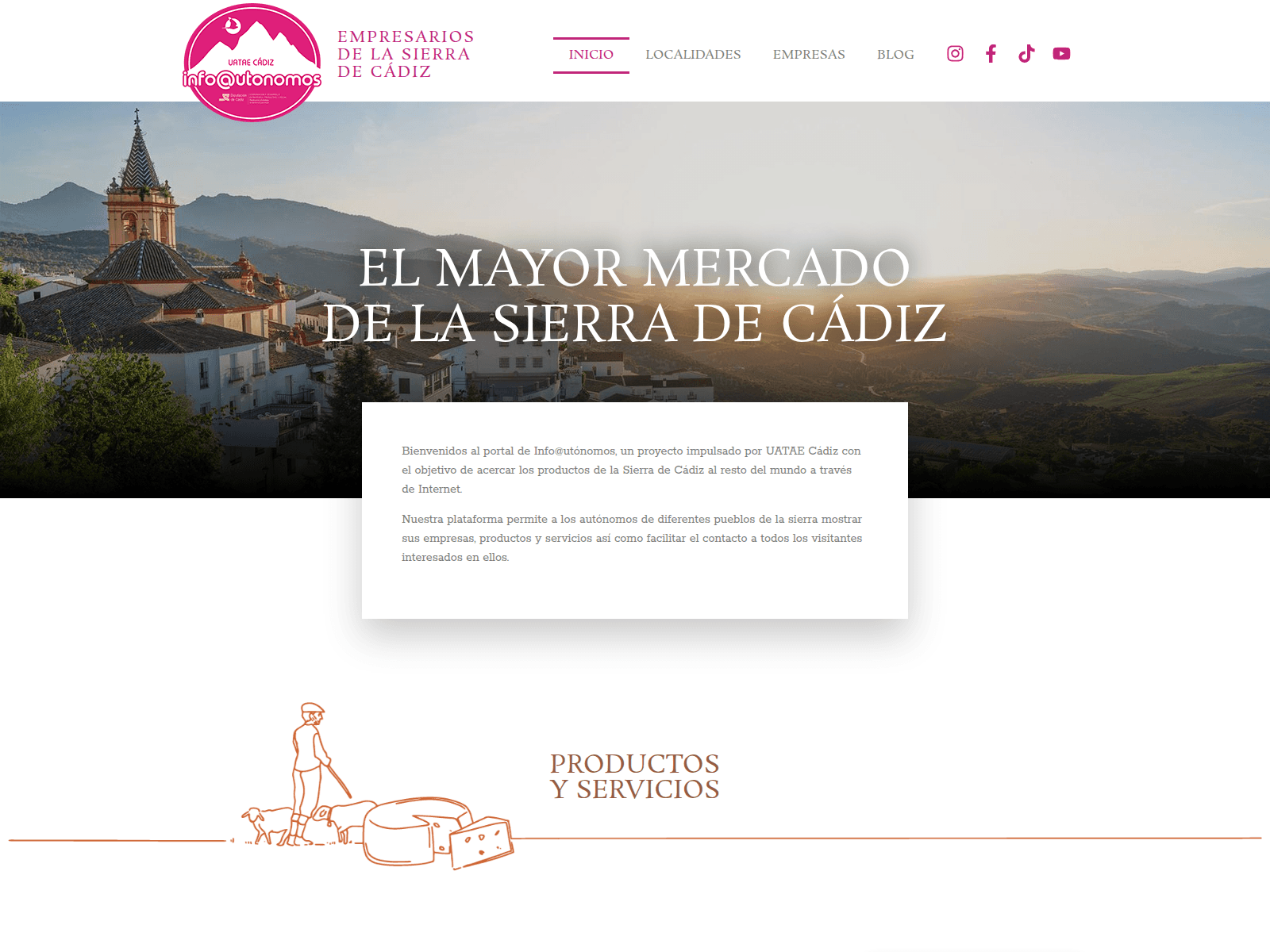 Screenshot of infoautonomoscadiz.es