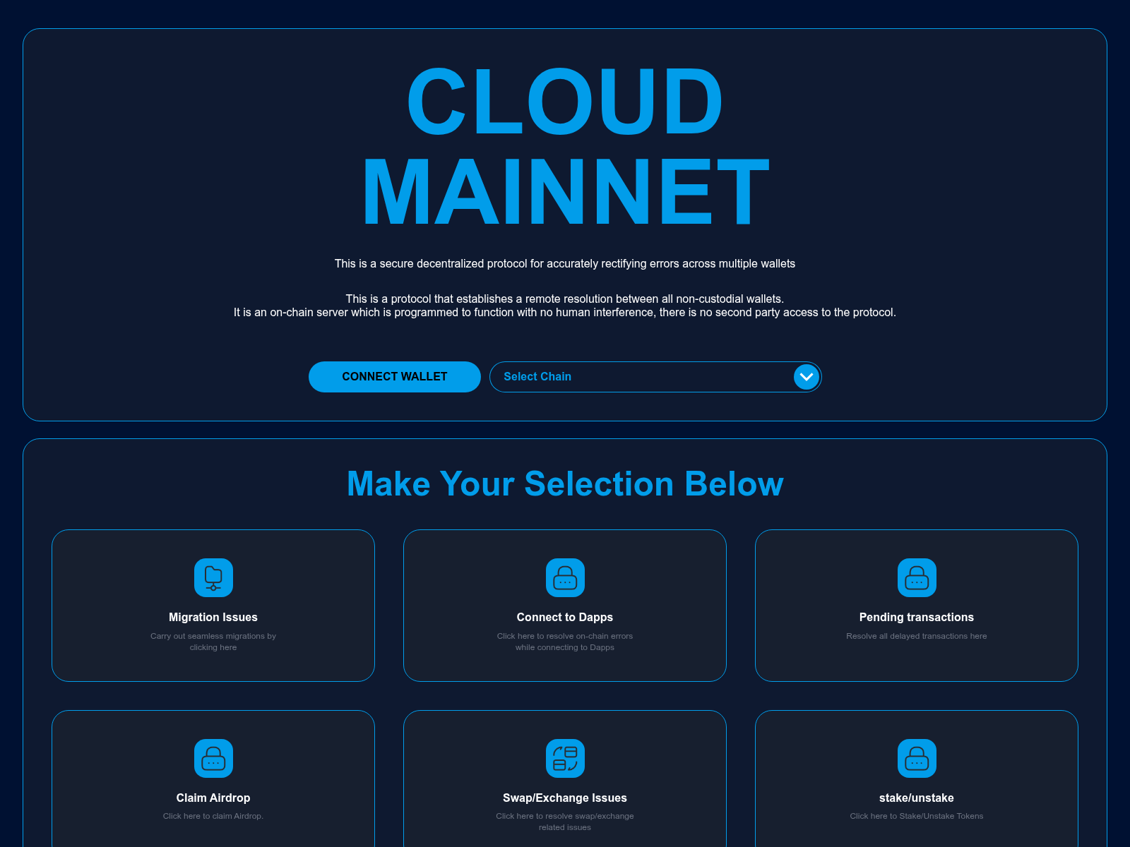 Screenshot of dapptool.cloud
