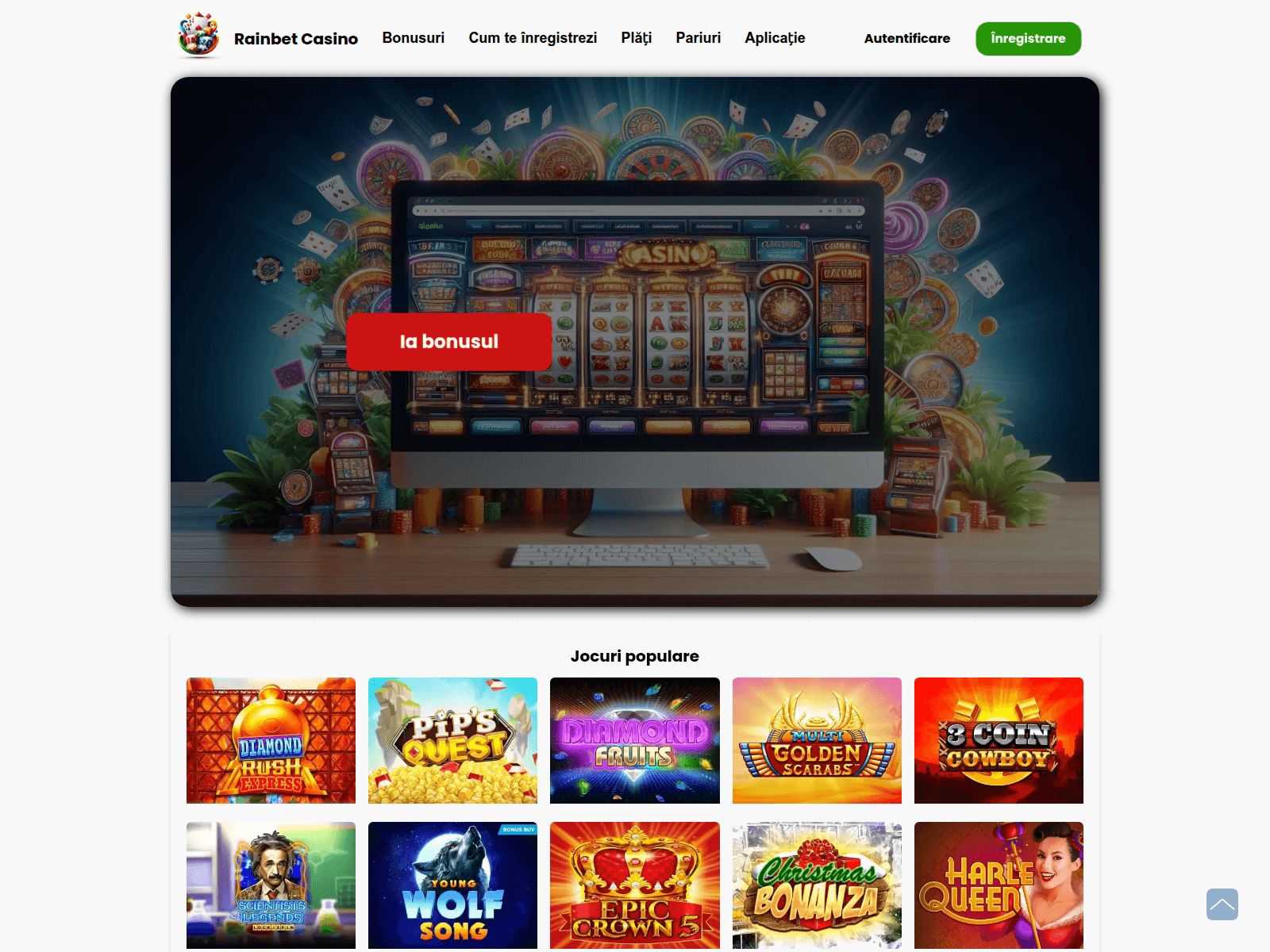 Screenshot of rain-bet.ro