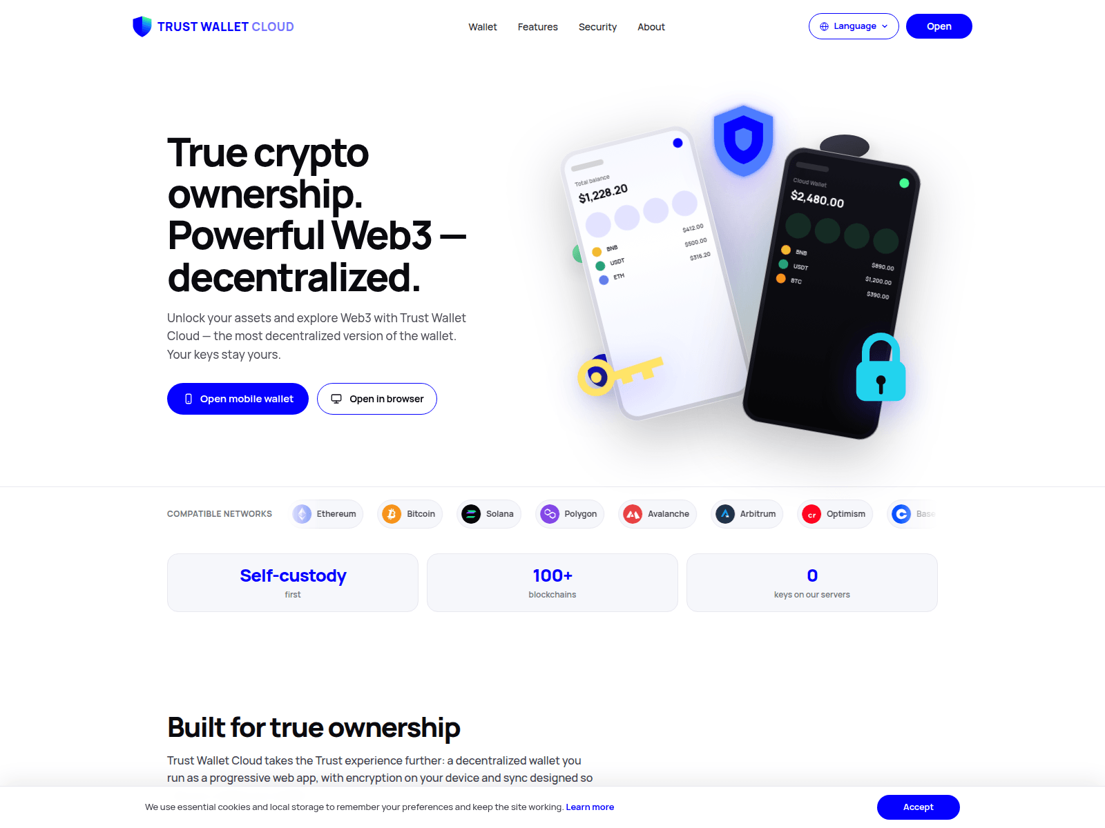 Screenshot of trustwalletcloud.com