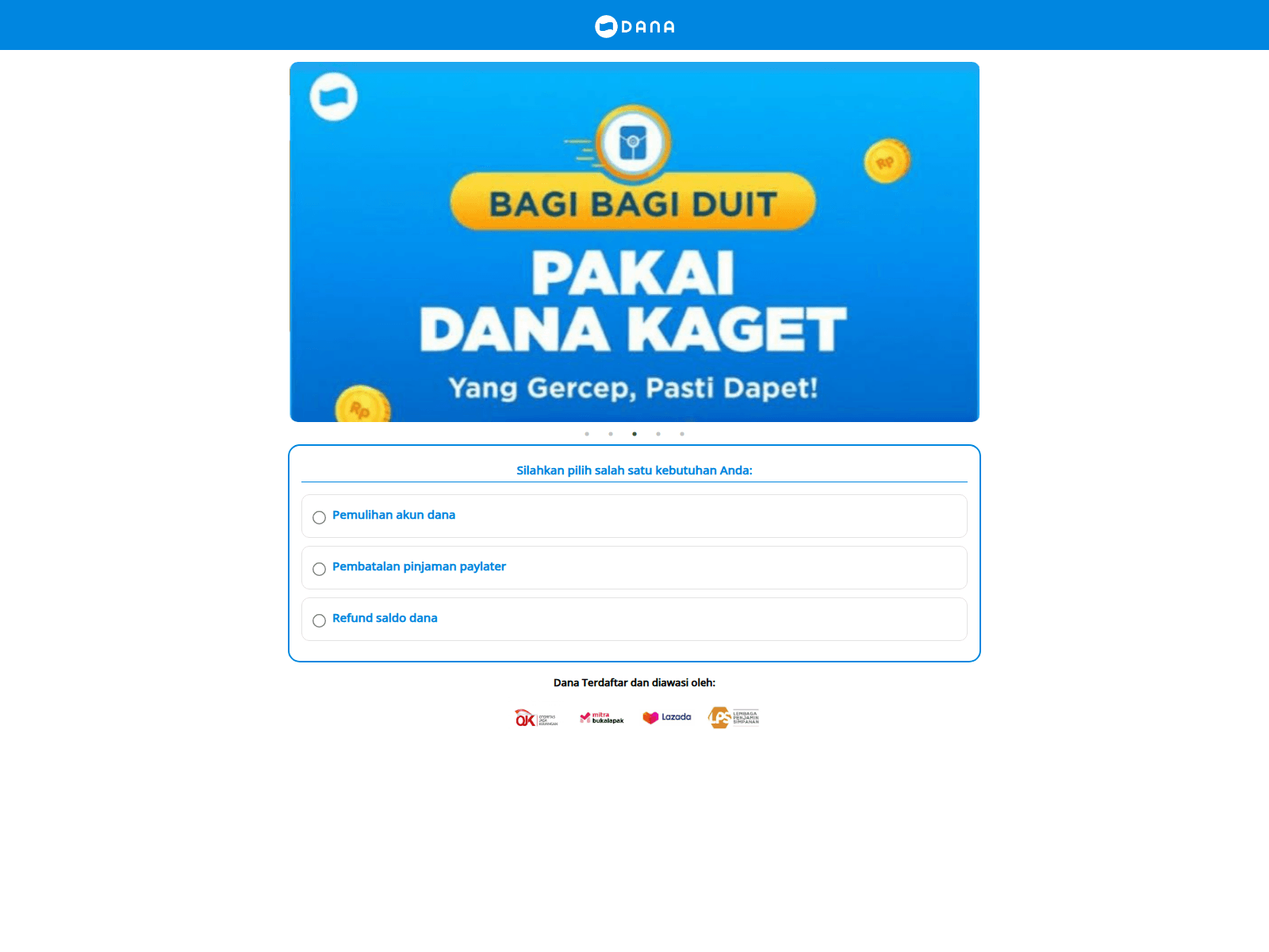 Screenshot of danapaycicil.github.io