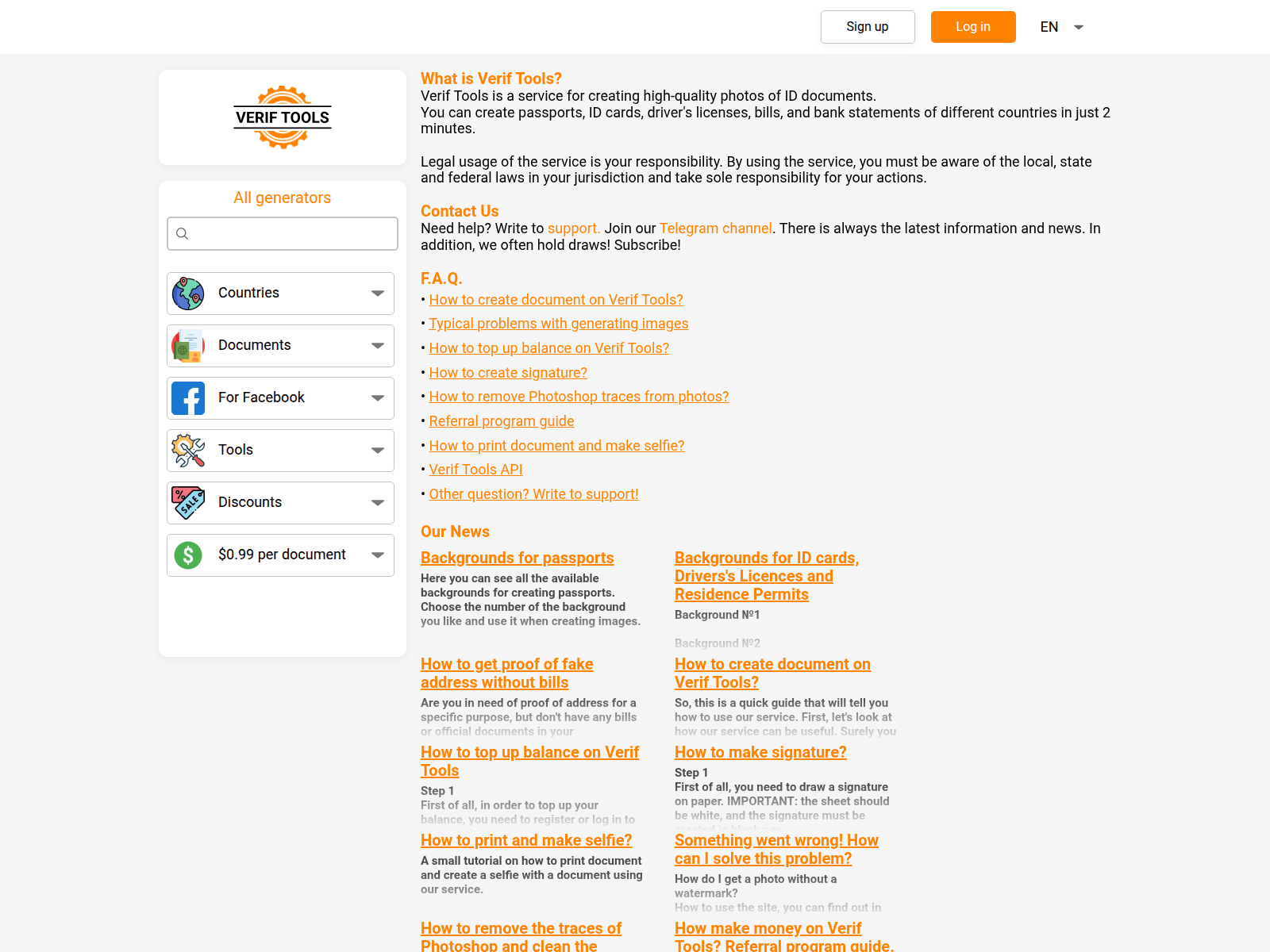 Screenshot of veriftools.fun