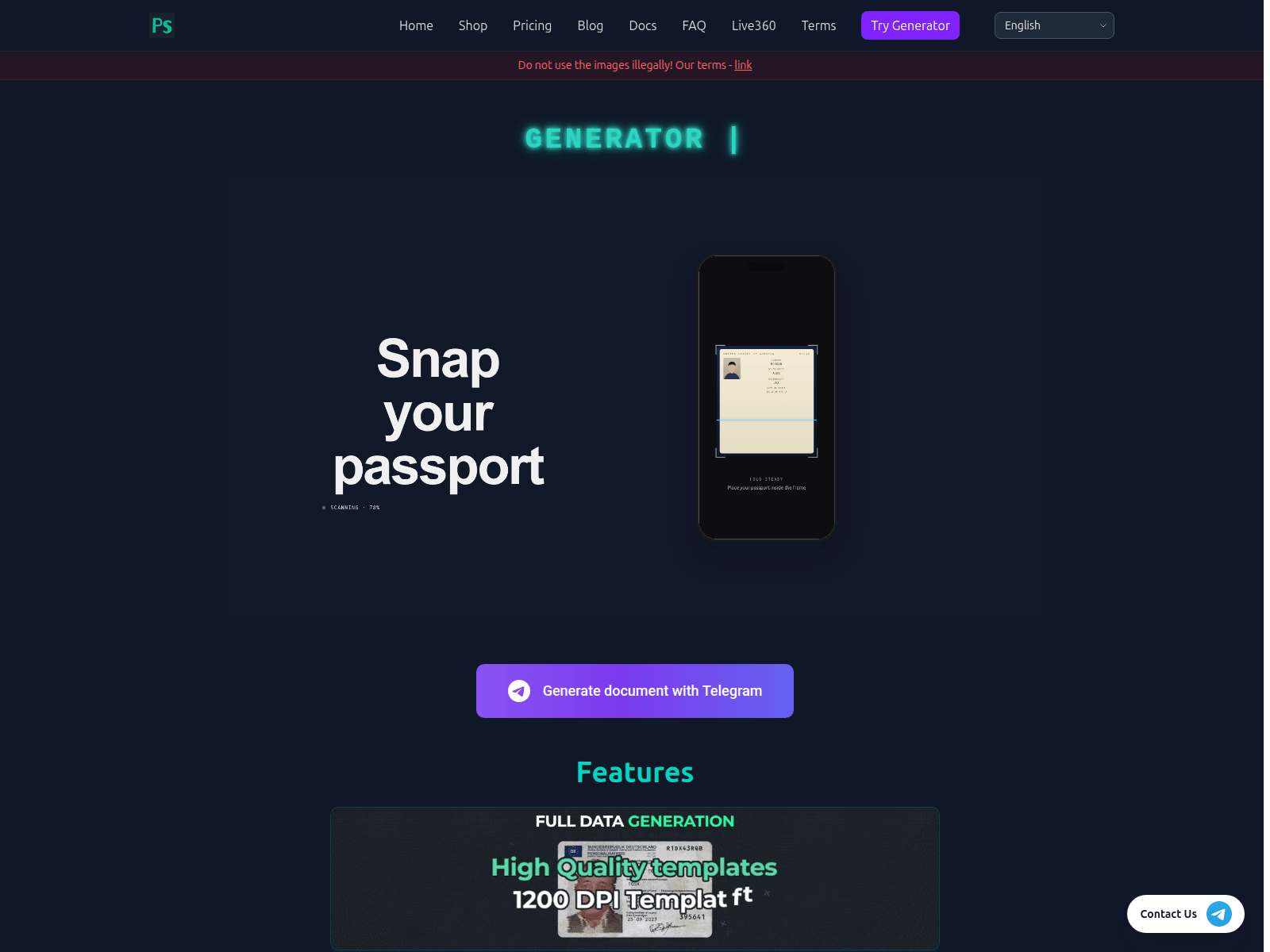 Screenshot of onlyfakeai.ru