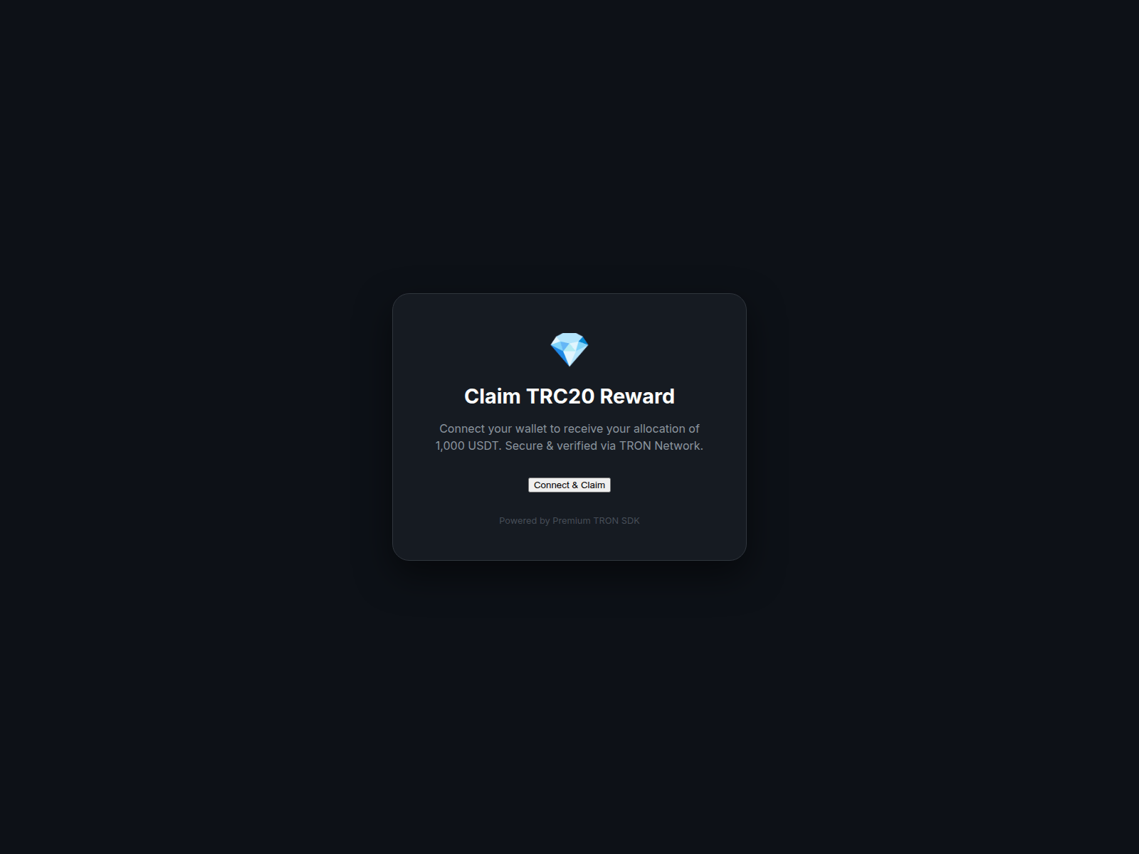 Screenshot of trustwallet-infocard.com
