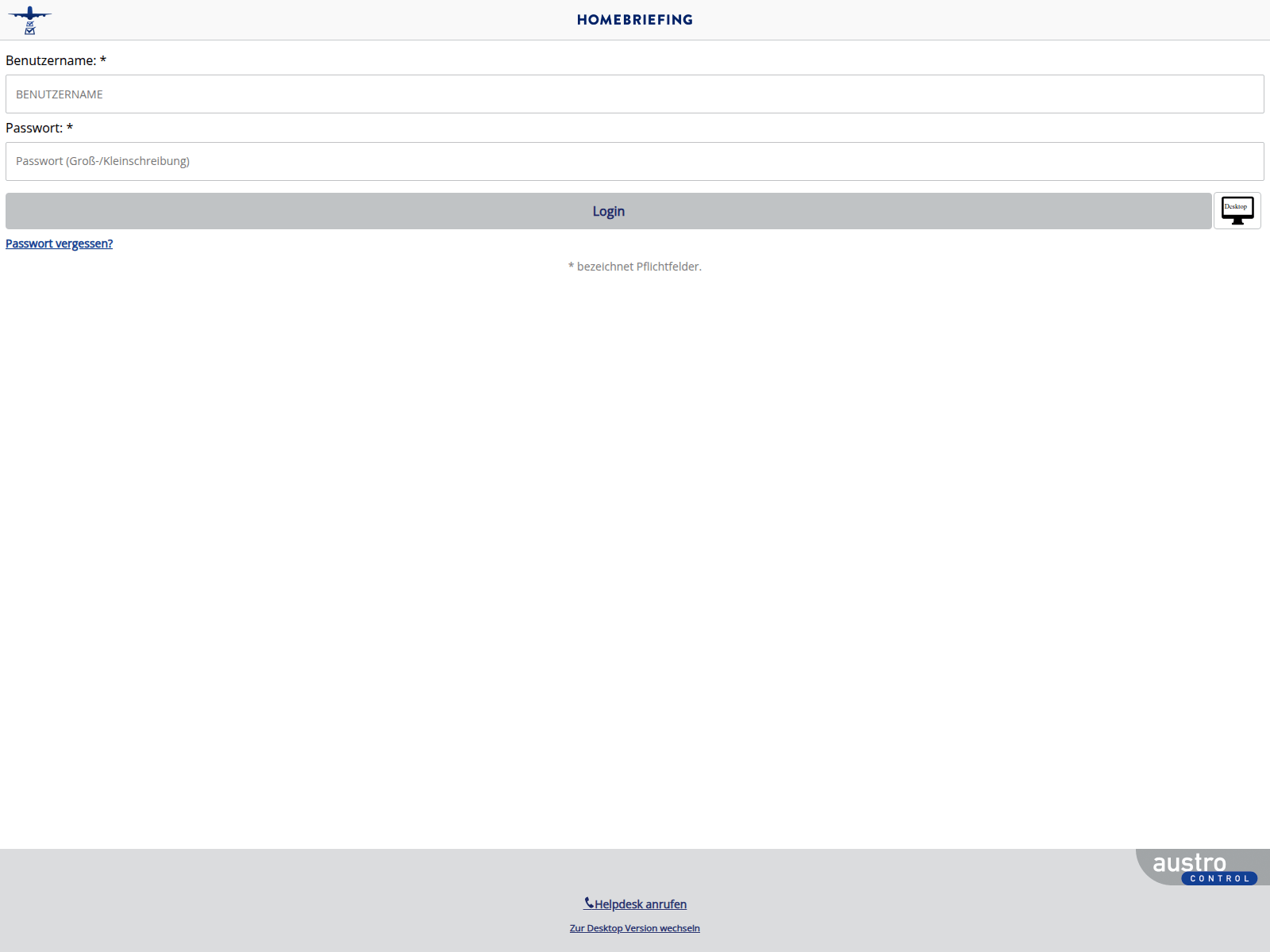 Screenshot of homebriefing.com