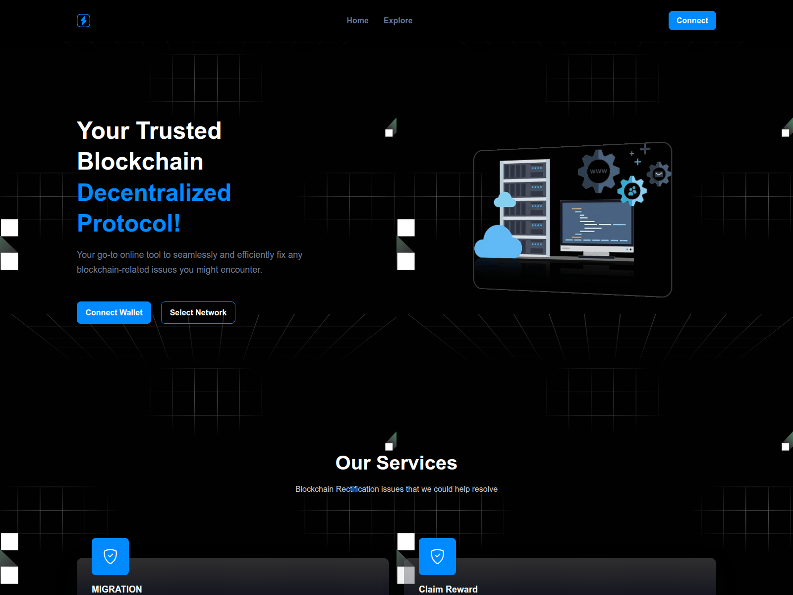 Screenshot of coredex.space