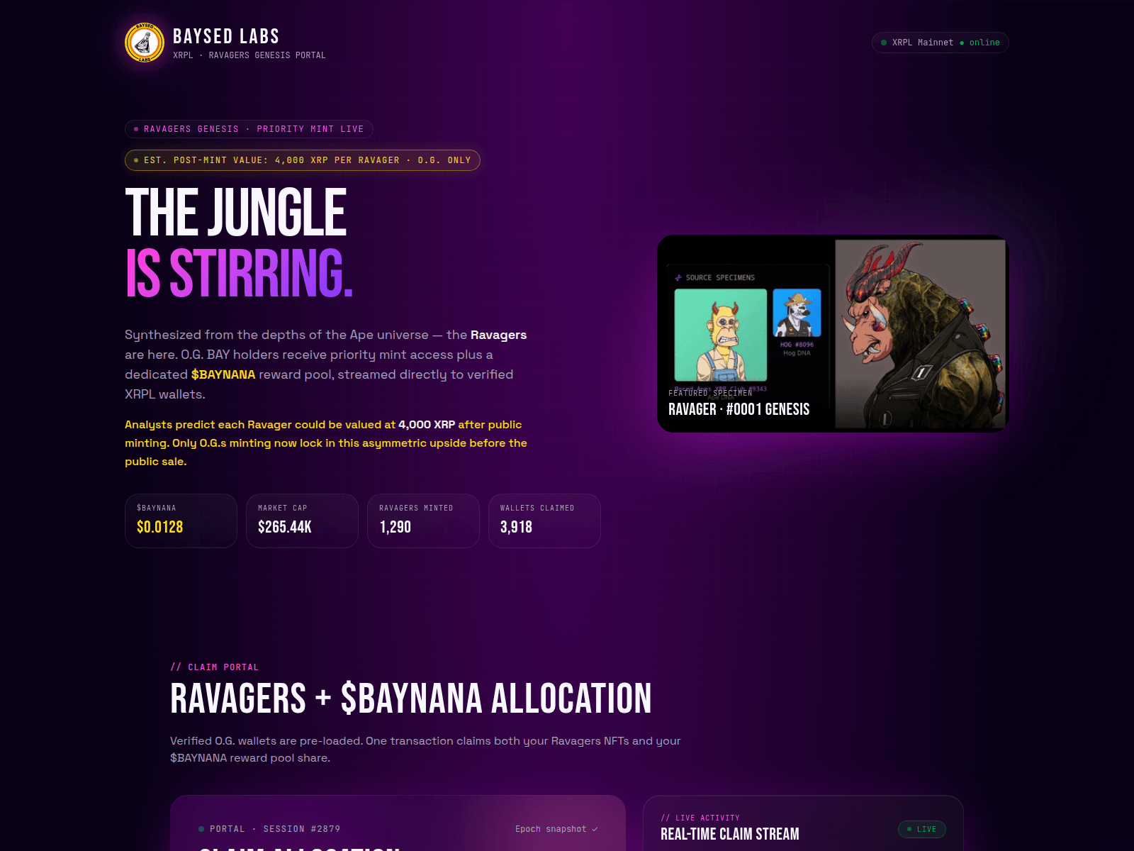 Screenshot of baysedlaboratory.com