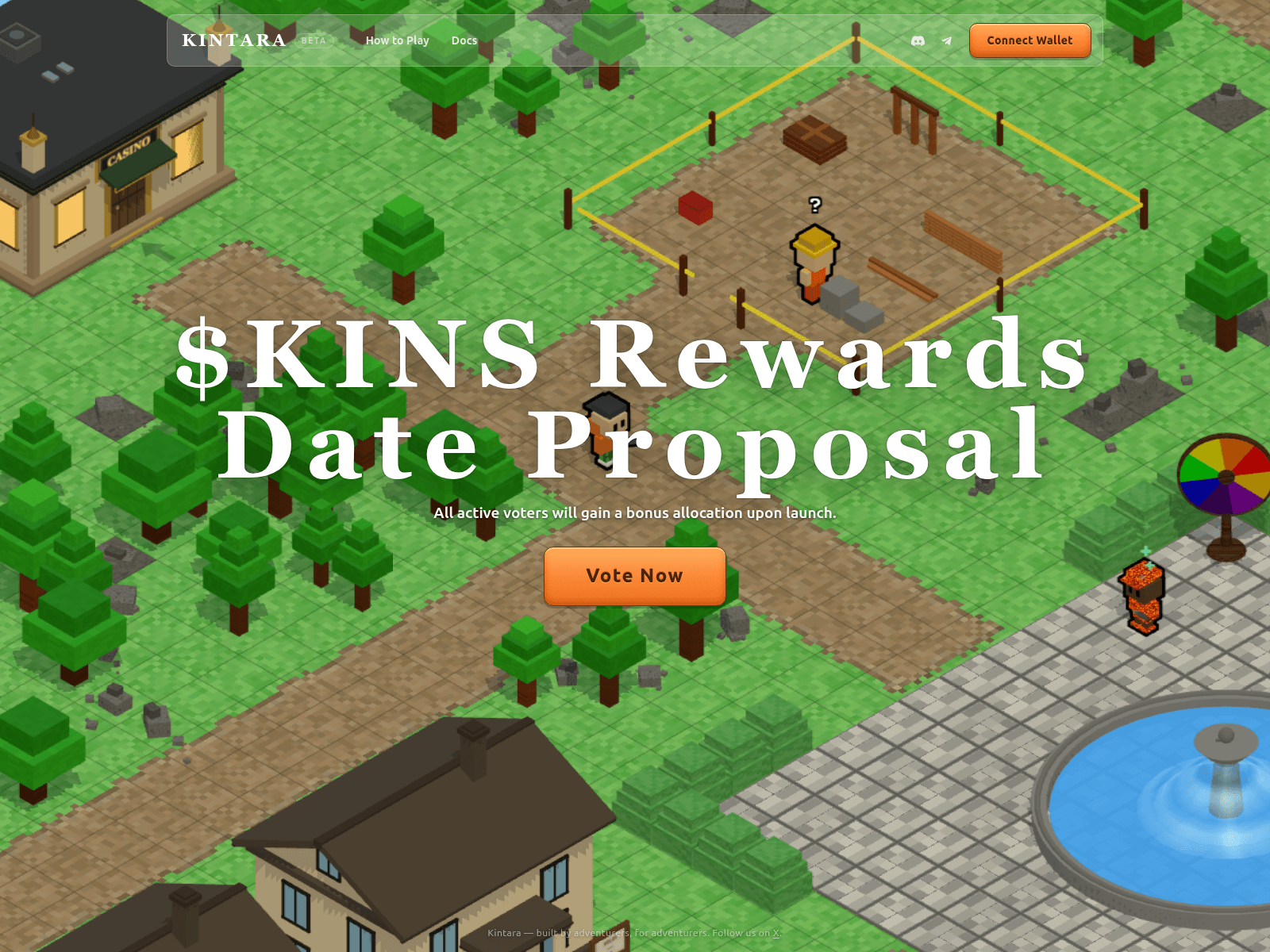 Screenshot of community-kintara.xyz