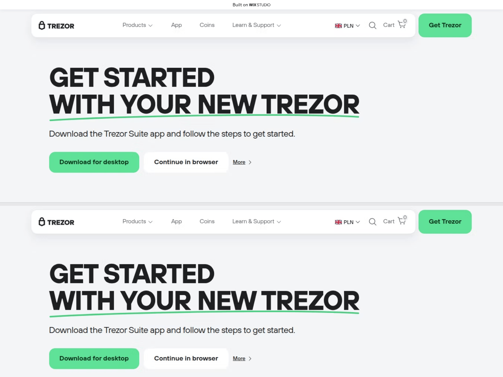 Screenshot of ioapps-trezrcdn.wixstudio.com