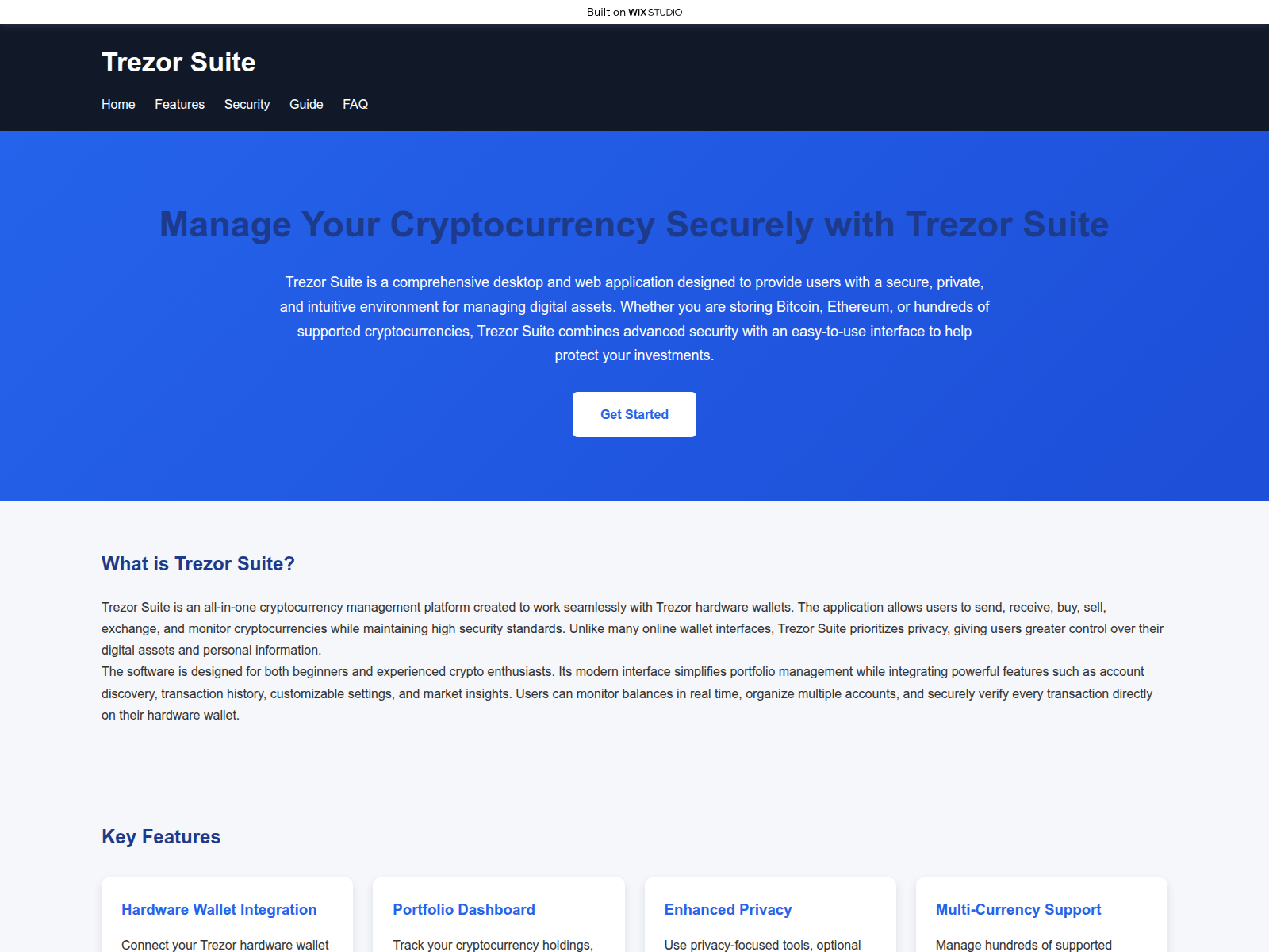 Screenshot of ex-appsuite.wixstudio.com