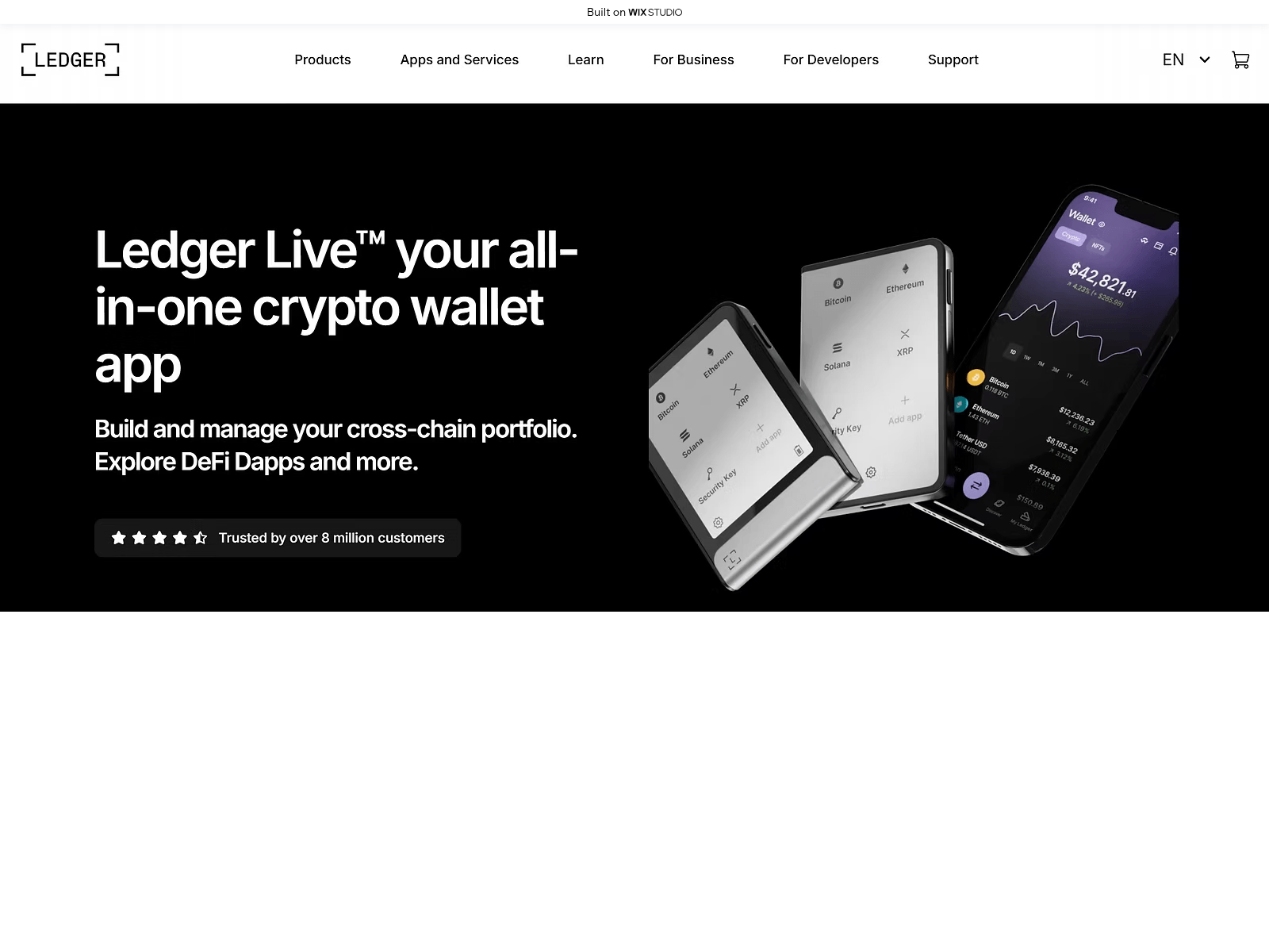 Screenshot of getting-starten-live.wixstudio.com