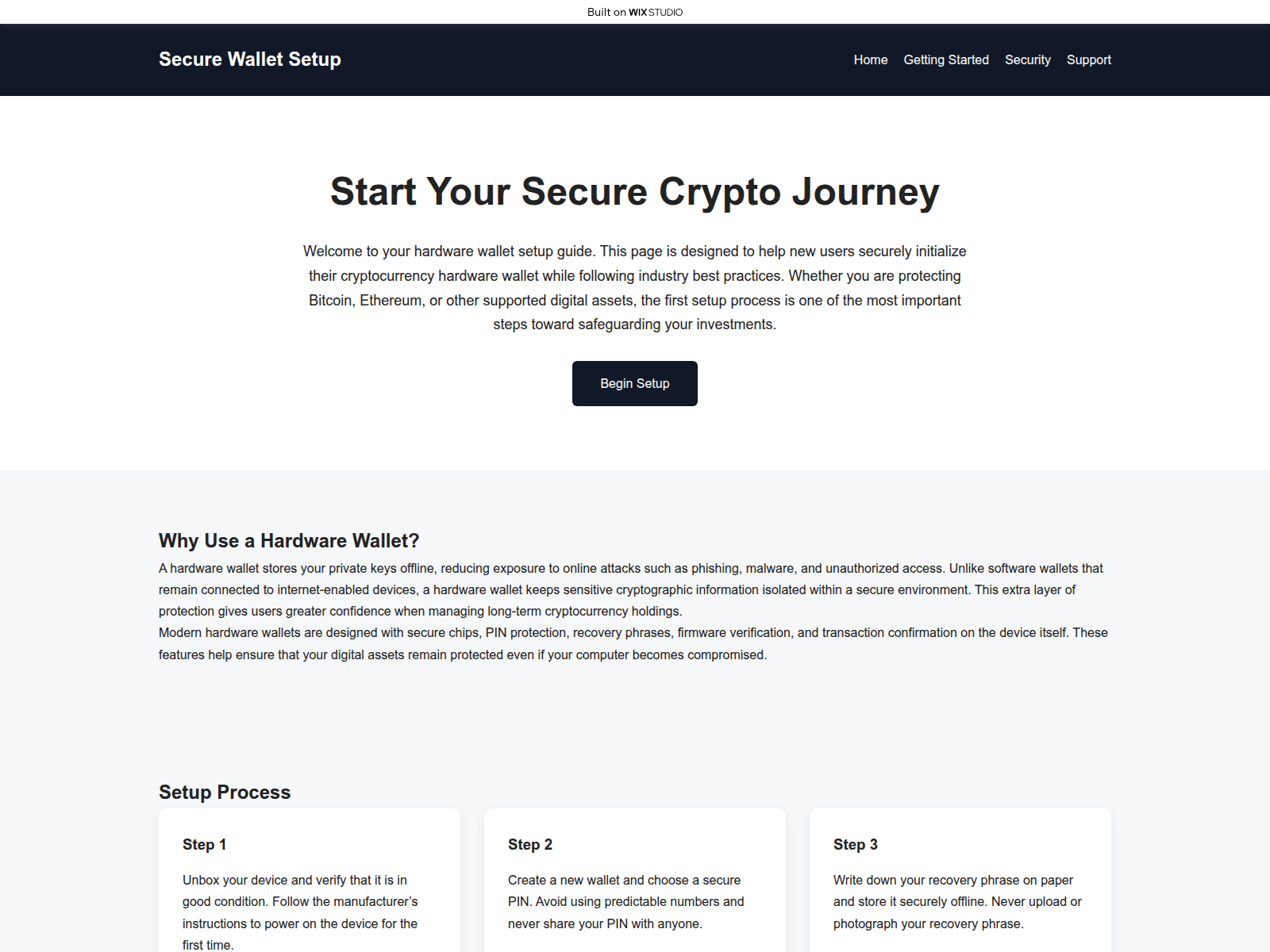 Screenshot of official-ledgreapp.wixstudio.com